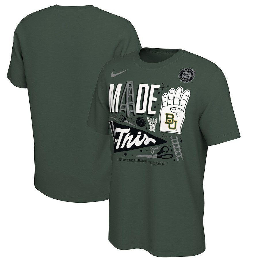 Nike The Nike Tee Mens Size XXL NCAA Baylor Univ Final Four 2021 Size US XXL / EU 58 / 5 - 1 Thumbnail