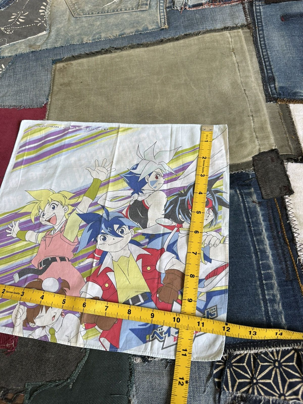 Vintage Bey Blade Anime Handkerchief Size ONE SIZE - 6 Thumbnail