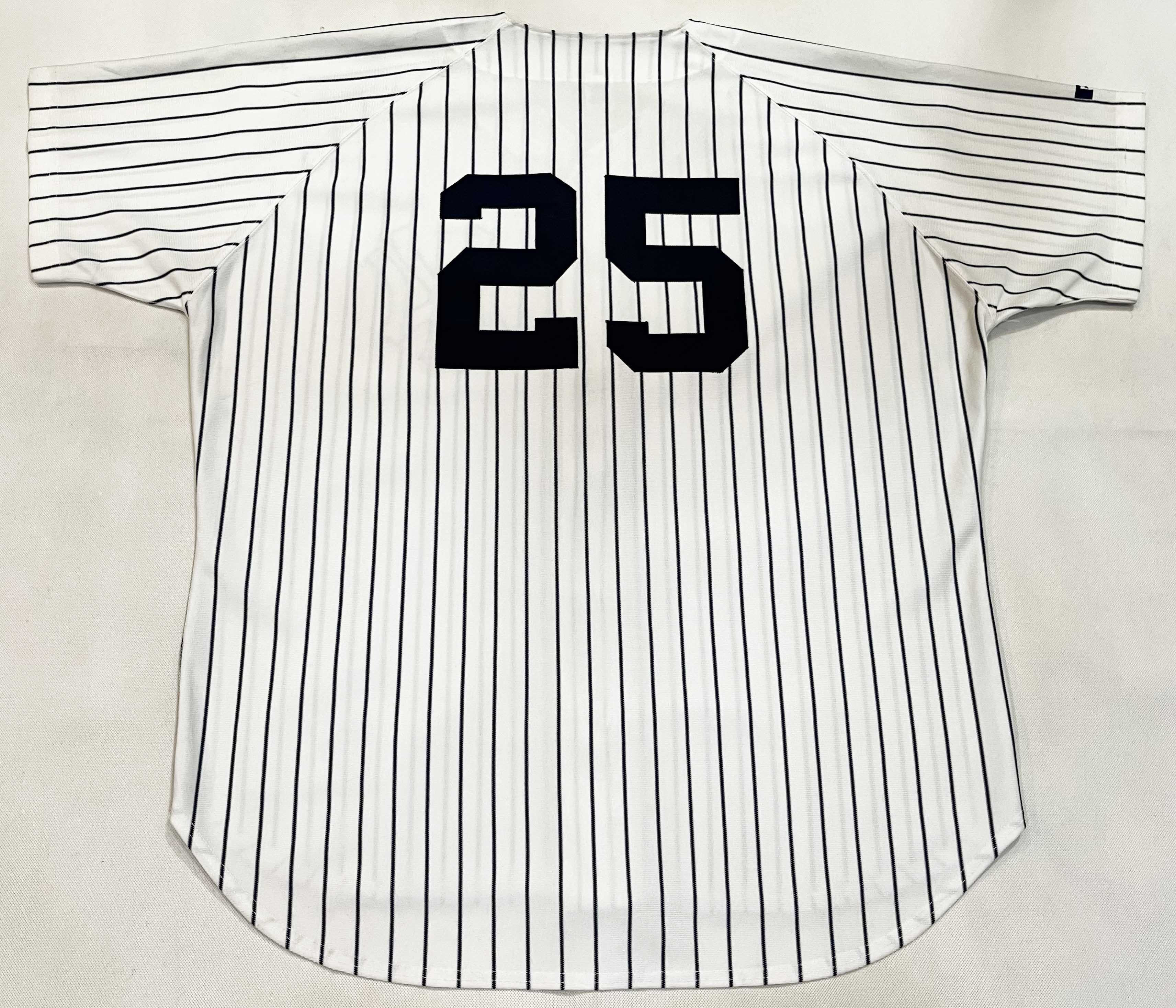 MLB × New York Yankees × Russell Athletic Russell Diamond MLB New York Yankees #25 Pinstripe Jersey Size US XL / EU 56 / 4 - 5 Thumbnail