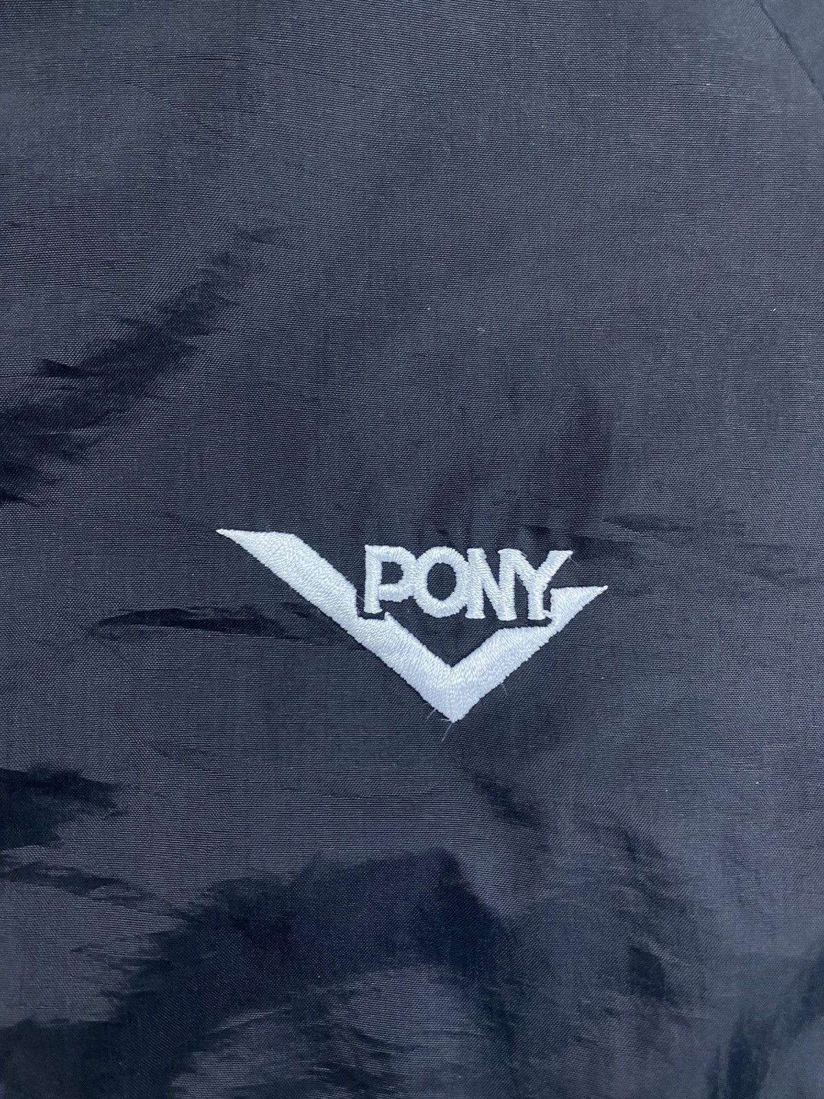 Japanese Brand × PONY × Vintage Vintage 90s Pony Casual Black Nylon Anorak Jacket Size US M / EU 48-50 / 2 - 9 Thumbnail