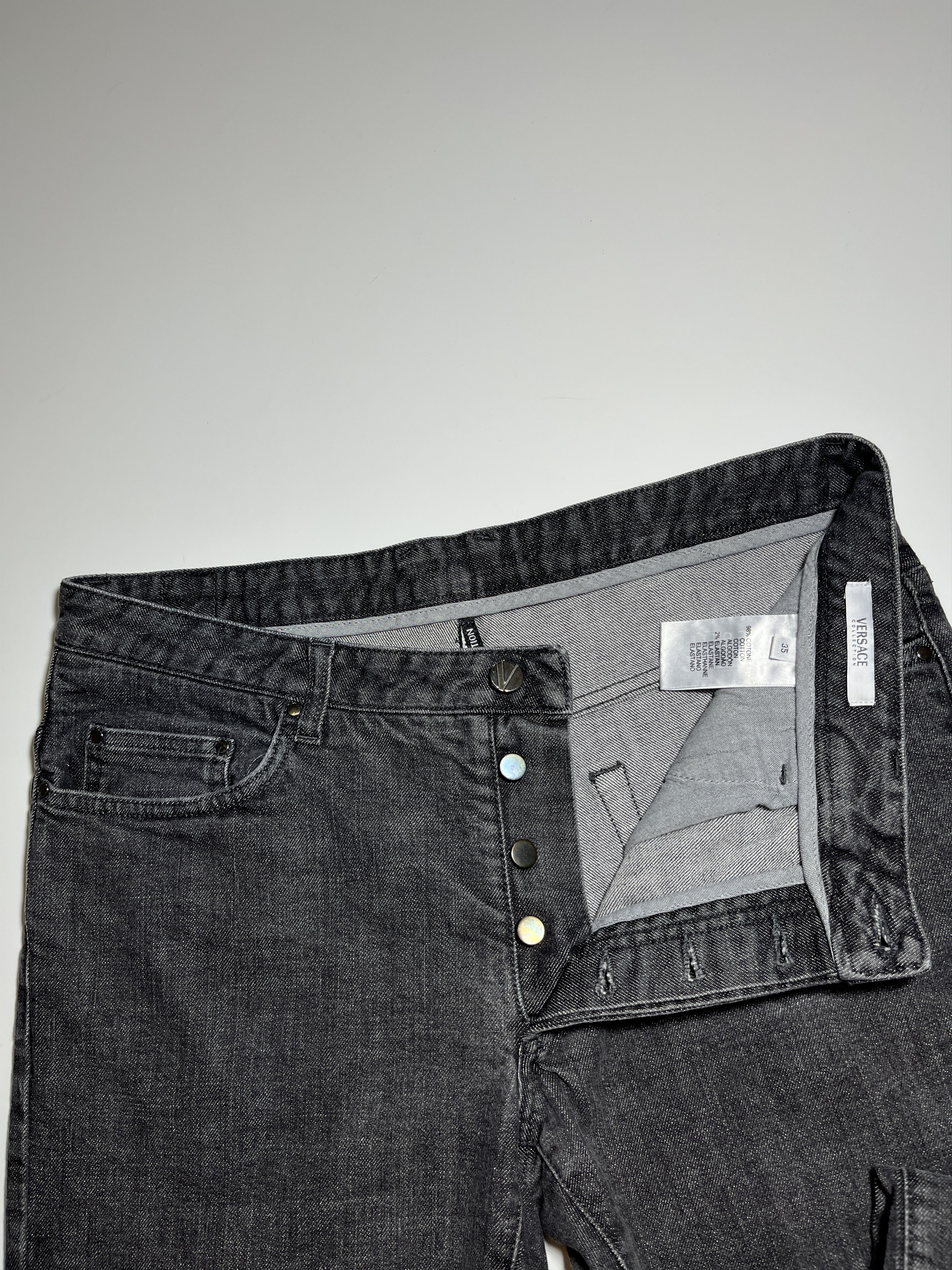 Versace Versace Collection Gray Washed Jeans Pants Size 35 Size US 35 - 13 Thumbnail