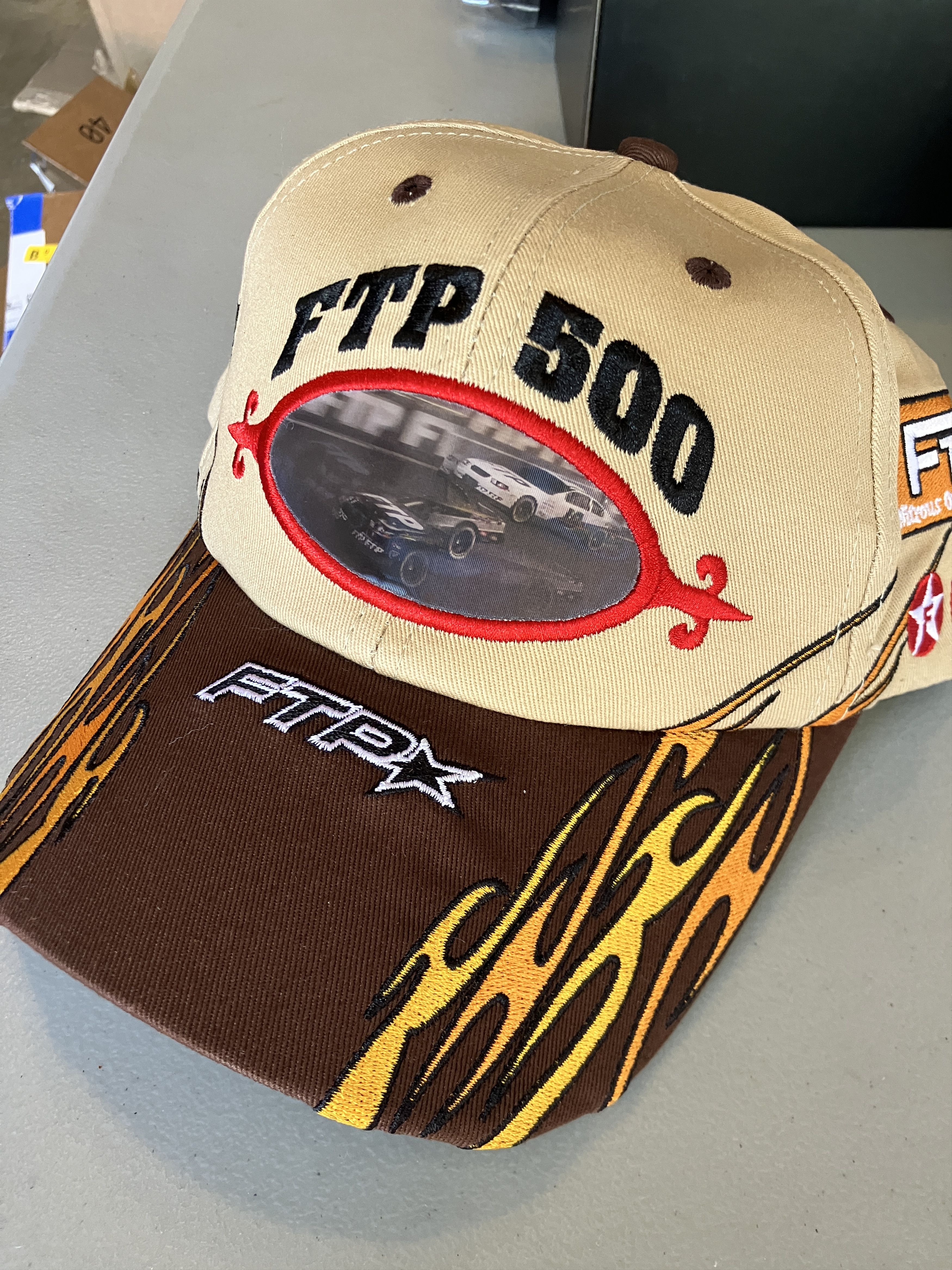 Fuck The Population FTP Raceway 6-Panel Hat - Khaki Size ONE SIZE - 1 Thumbnail
