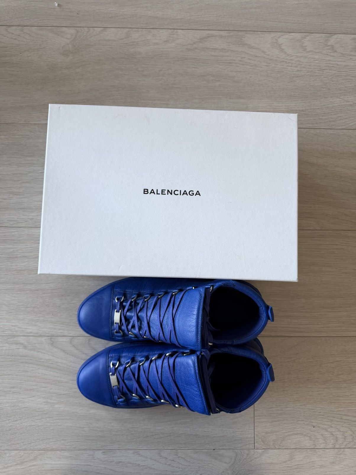 Balenciaga Balenciaga Arena Blue Electrique Size US 11 / EU 44 - 2 Thumbnail