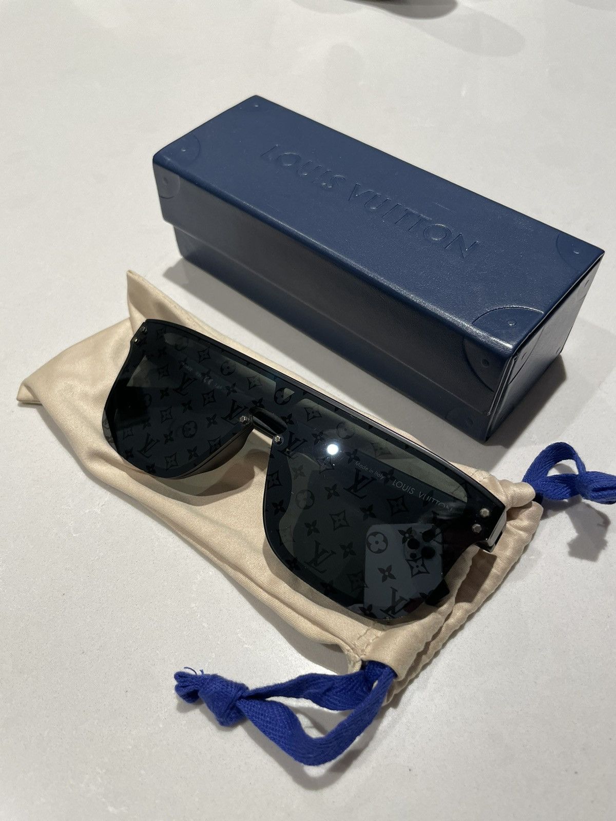 Louis Vuitton Louis Vuitton Waimea sunglasses black Z1082E Grailed