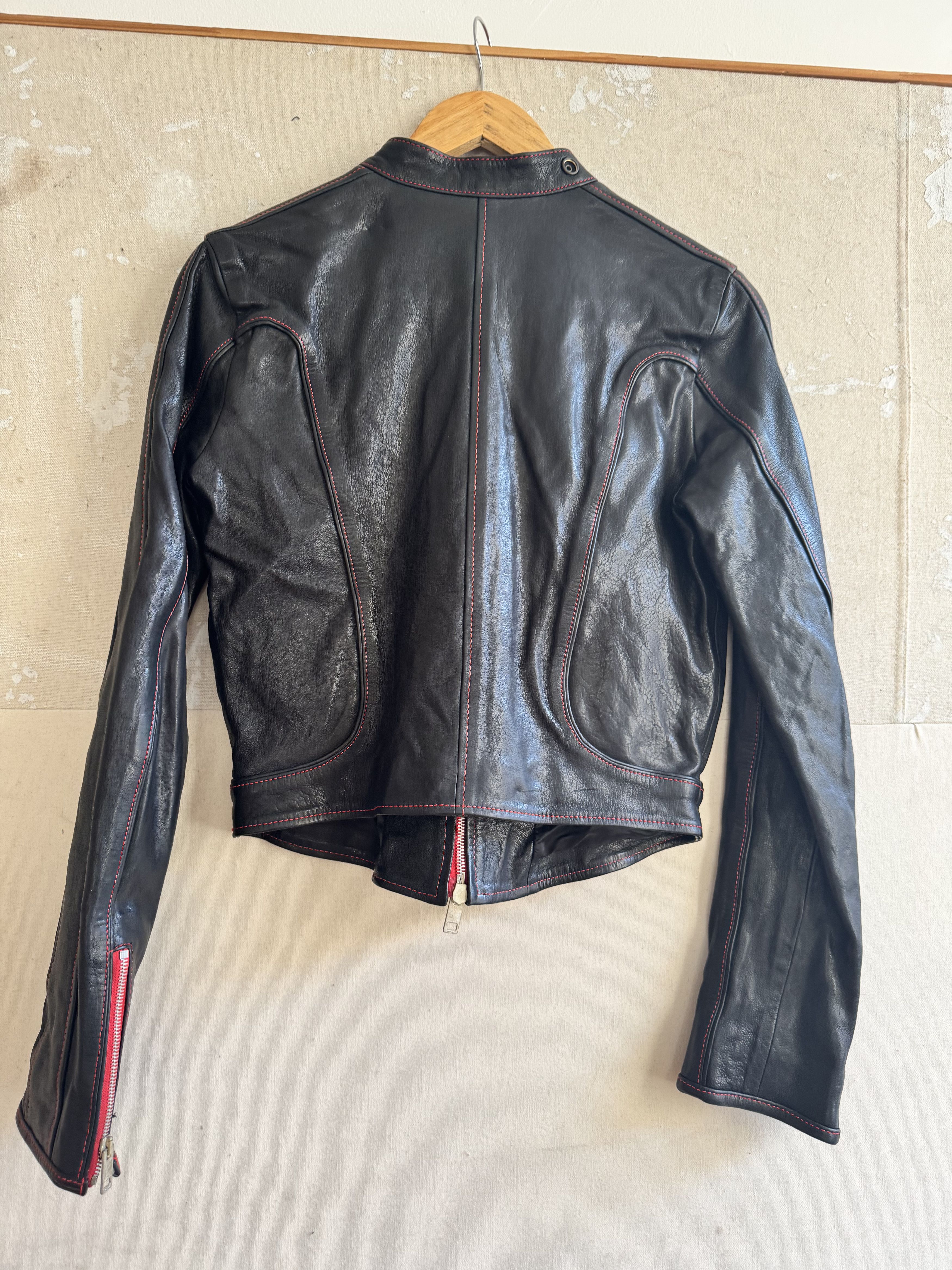 Diesel Diesel Black Leather L-Fox-A Size S / US 4 / IT 40 - 5 Thumbnail