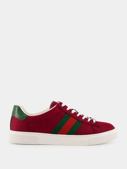 o1mt1gz0925 Ace Sneakers in Burgundy