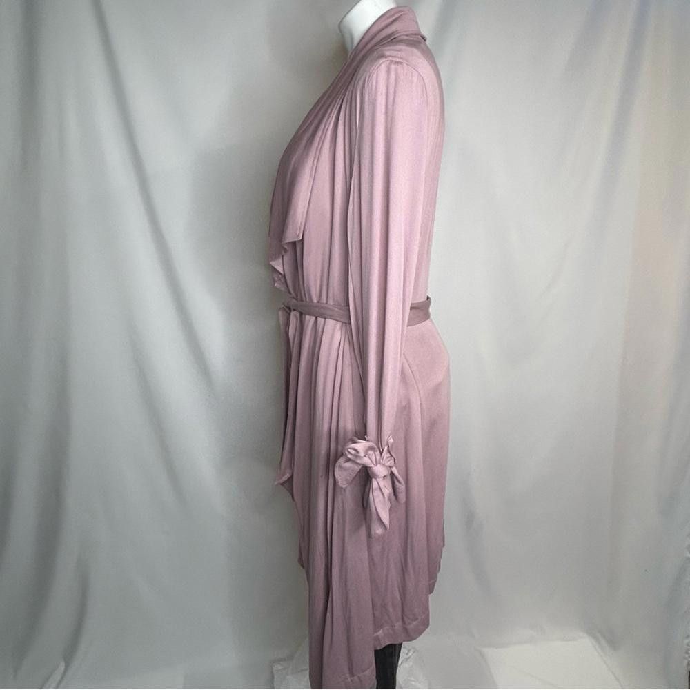 Designer Thread & Supply Rose Mauve Waterfall Duster Trench, Large Size L / US 10 / IT 46 - 3 Thumbnail