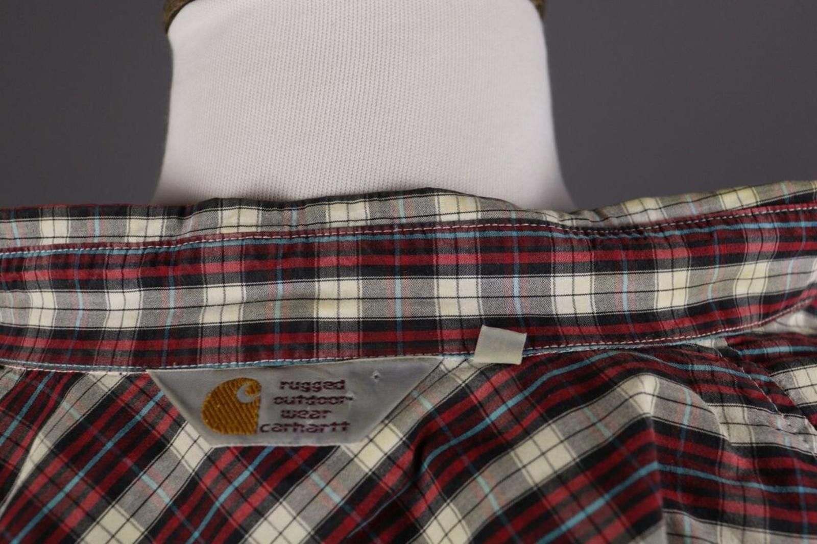 Carhartt Carhartt Multicolor Check Plaid Button Down Shirt Size XL Size US XL / EU 56 / 4 - 11 Thumbnail