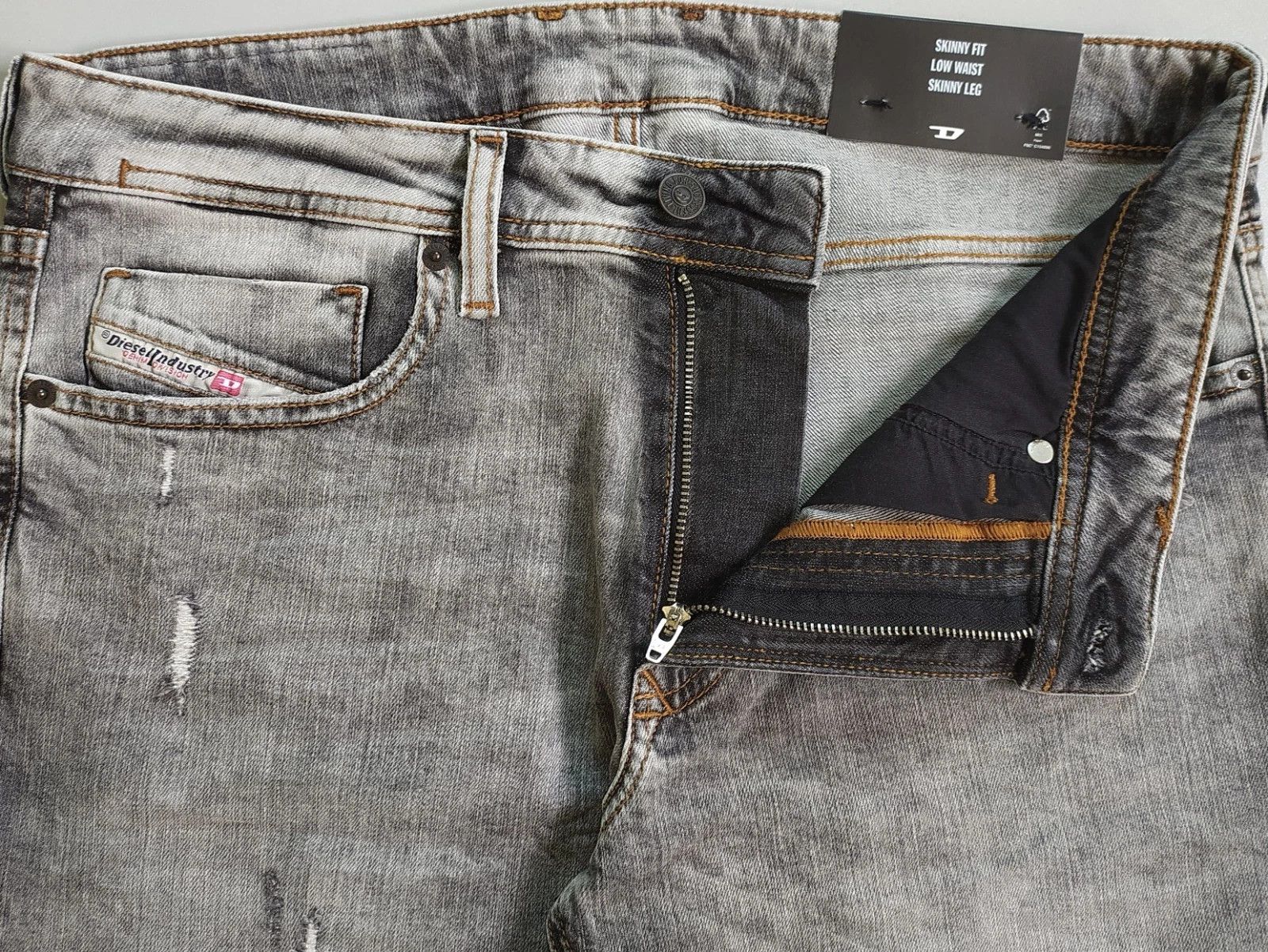 Diesel Diesel 1979 SLEENKER-R L.32 MENS JEANS SLTP/9752 Size US 32 / EU 48 - 5 Thumbnail