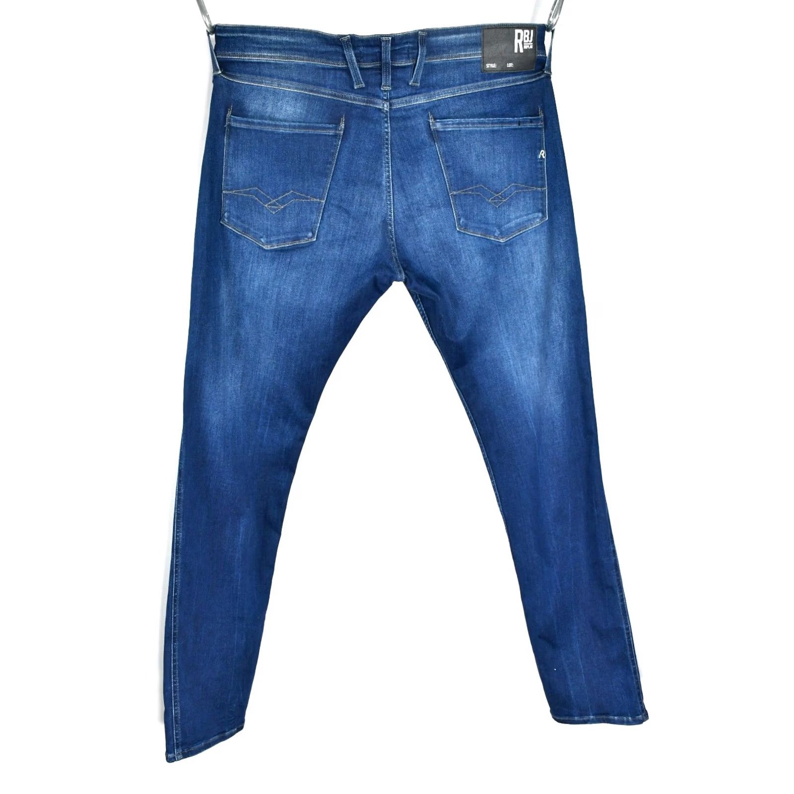 Replay Replay M94 ANBASS Slim Skinny Stretch Blue Jeans Men's W38/L32 Jeans Size US 38 / EU 54 - 5 Thumbnail