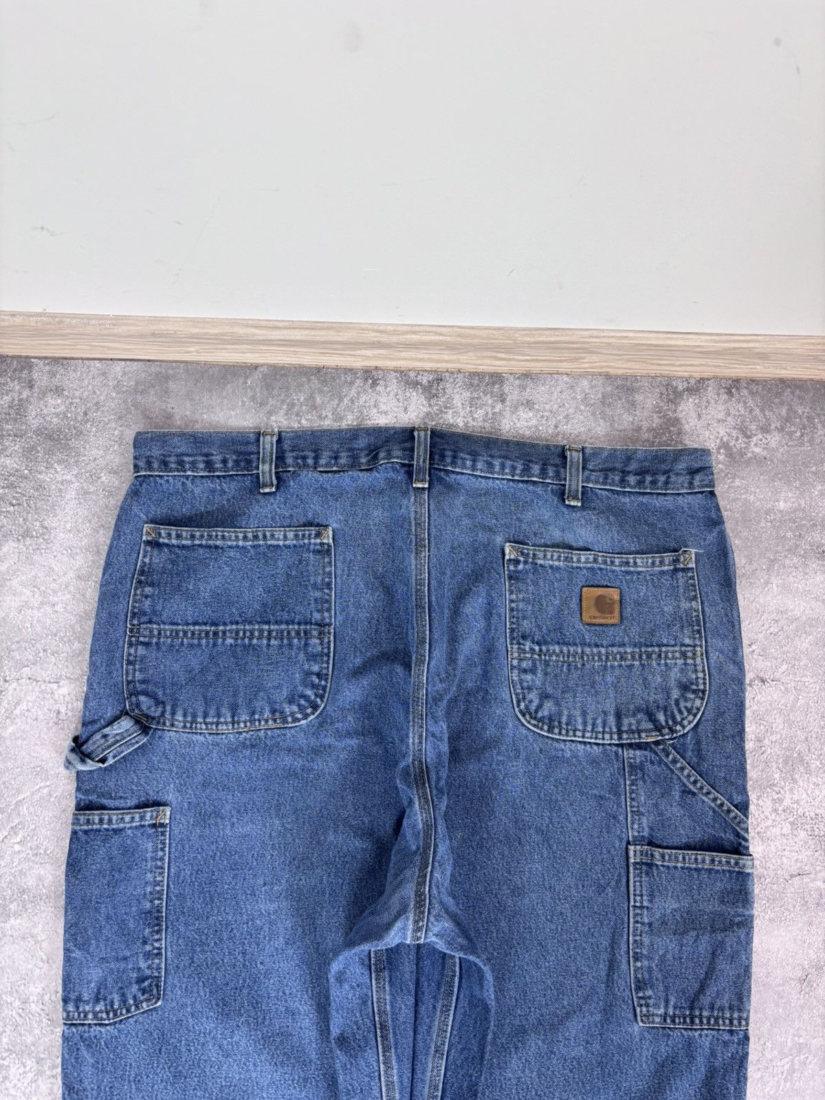 Carhartt Vintage Carhartt Men’s Blue Denim Jeans USA Workwear Size US 40 / EU 56 - 7 Thumbnail