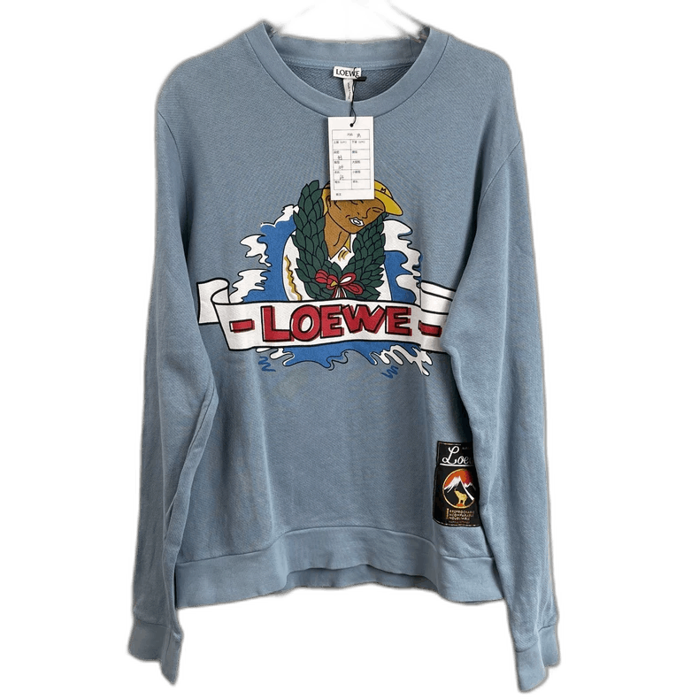Loewe loewe comic embroidery sweatshirt Size US M / EU 48-50 / 2 - 1 Thumbnail