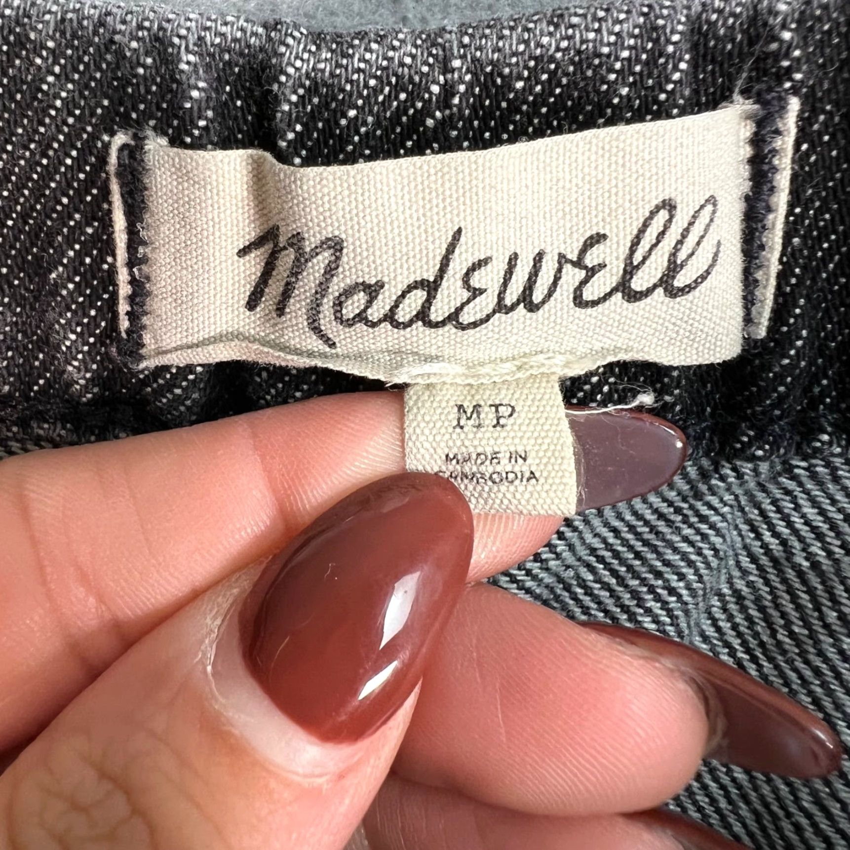 Madewell Madewell Jeans Pants Denim Jogger Elastic Waist Black Hem Frayed High Rise Women Size M Size 32" / US 10 / IT 46 - 3 Thumbnail