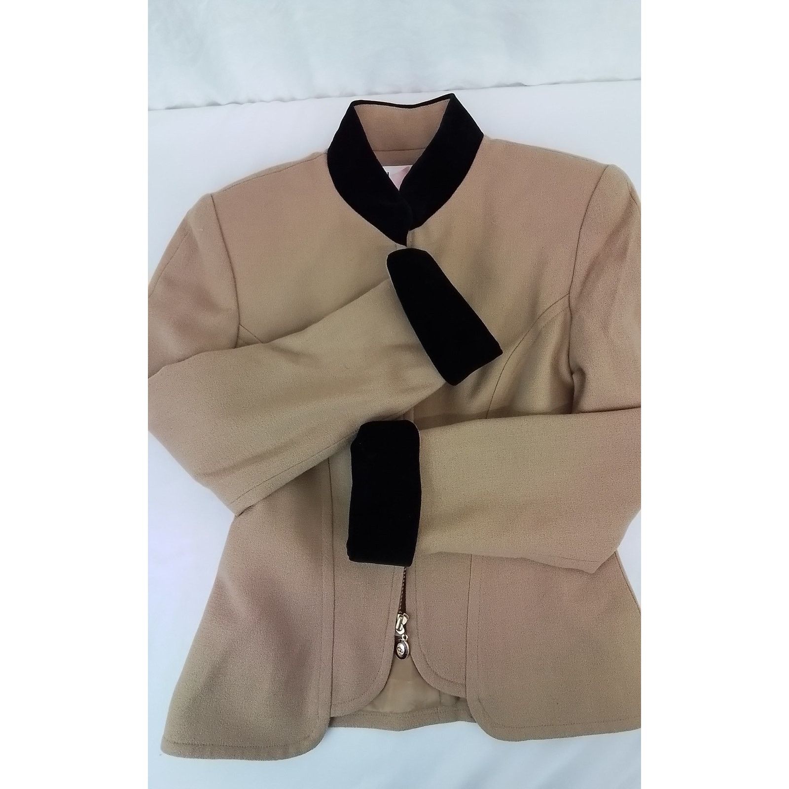 Dior Christian Dior Skirt Set Women 4 Brown/Black Jacket + Skirt Size S / US 4 / IT 40 - 6 Thumbnail