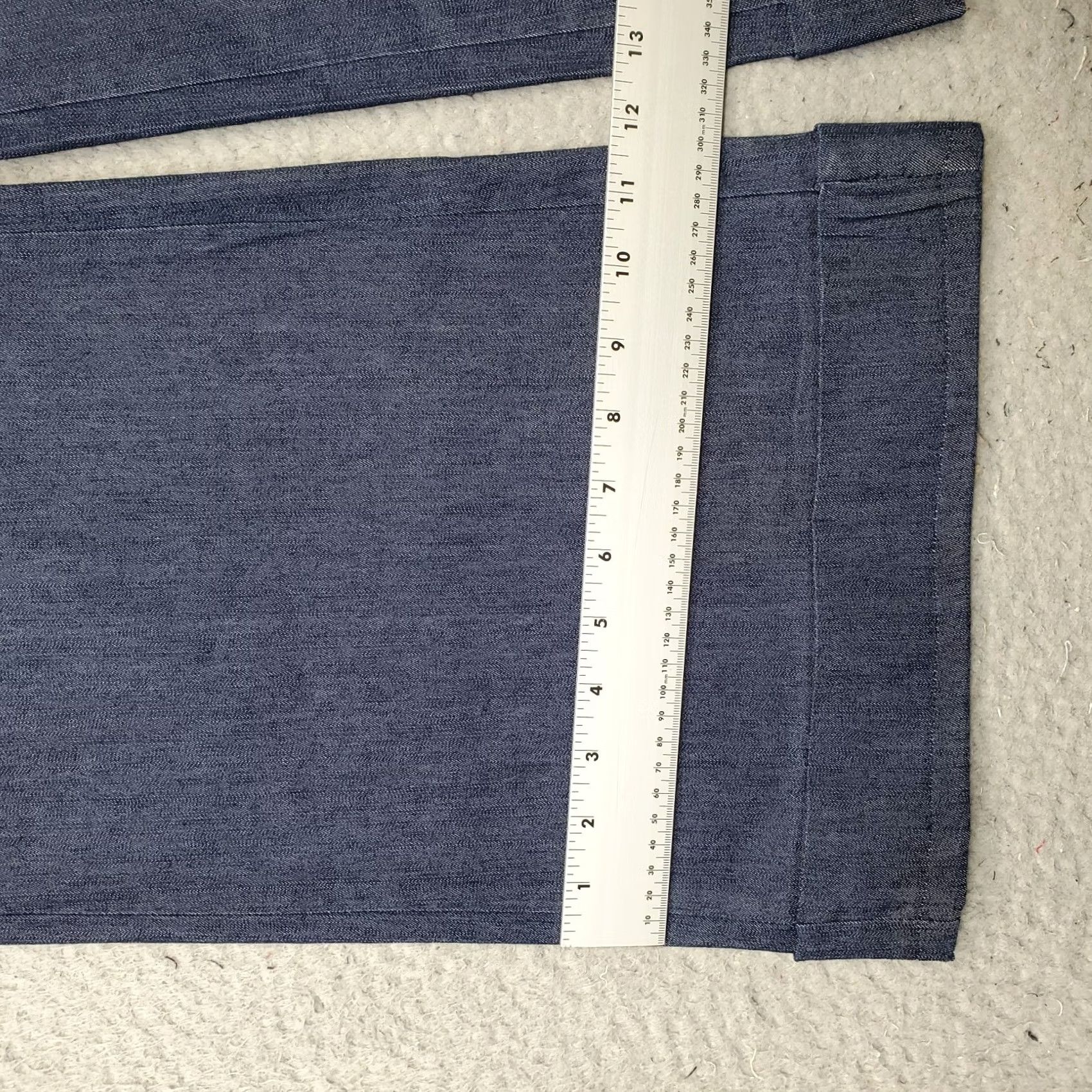 Vintage Elle Denim Pants Womens 12 Blue Stretch Comfort Boho Wide-Leg Medium Wash Size 12 Womens Pants Size 34" / US 12 / IT 48 - 5 Thumbnail