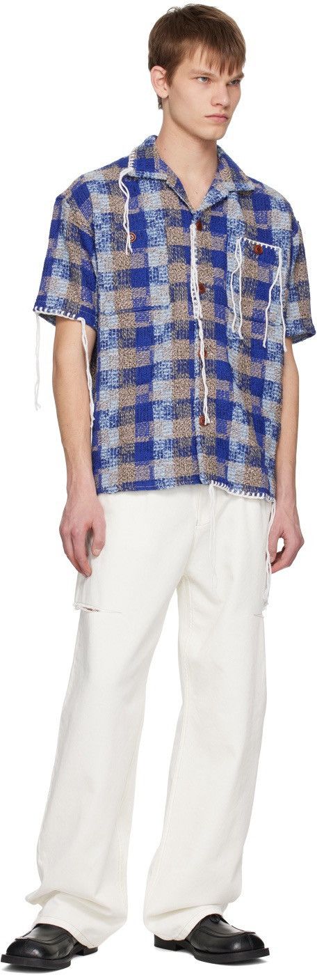 Andersson Bell Andersson Bell Blue Kenley Shirt Size US L / EU 52-54 / 3 - 3 Thumbnail