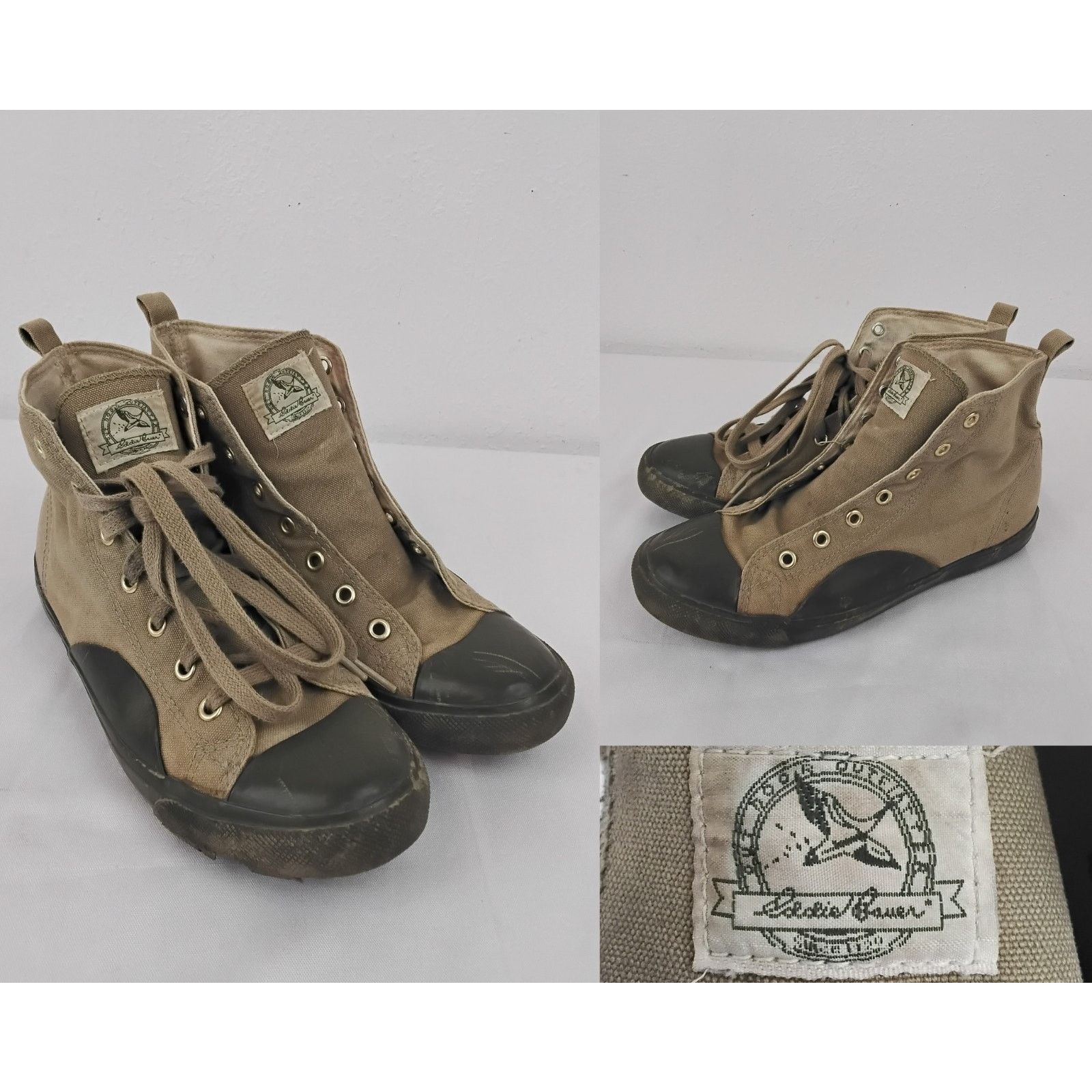 Eddie Bauer Eddie Bauer Sneakers Women's 8.5M Khaki/Green 1980s VTG Size US 8.5 / IT 38.5 - 1 Thumbnail