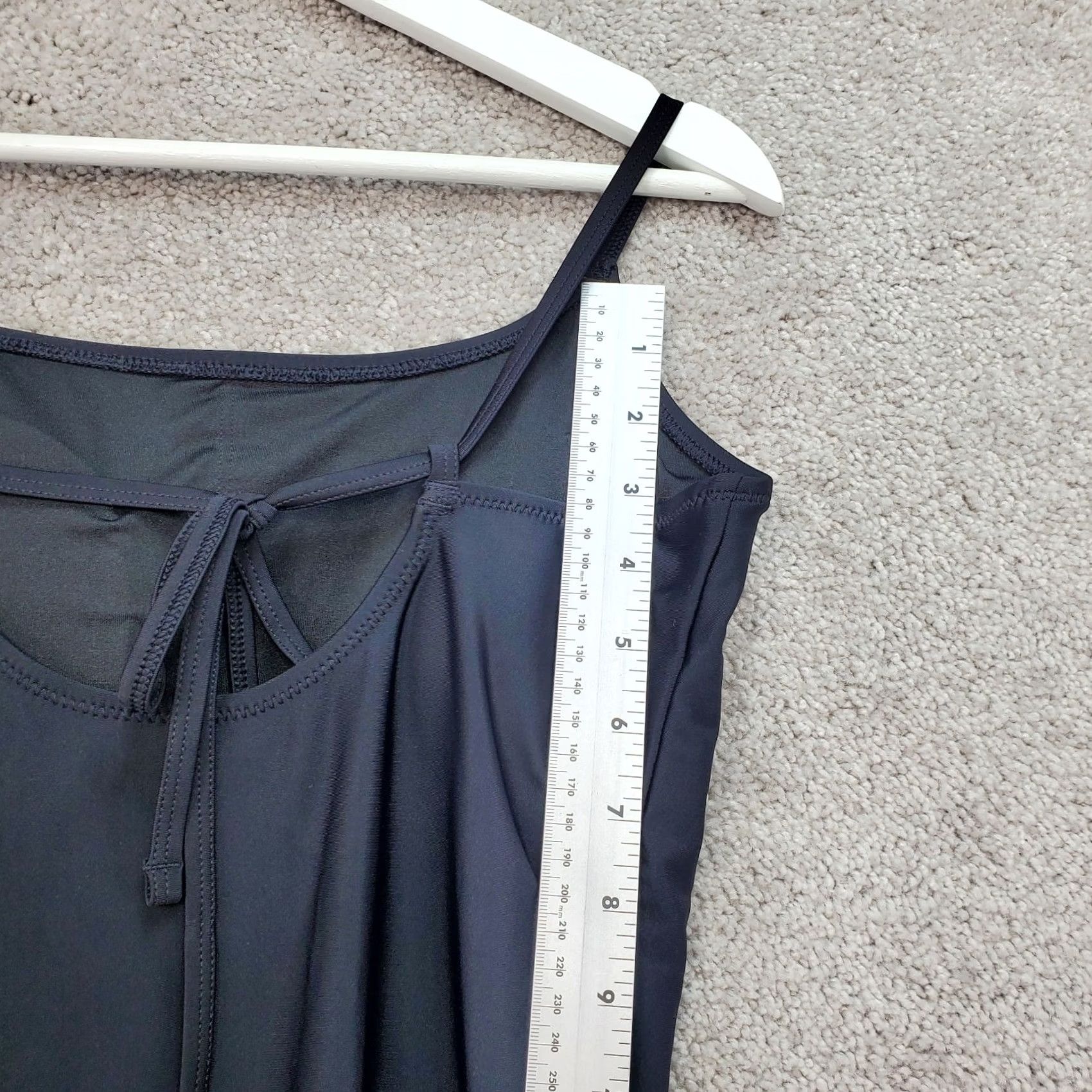 Old Navy Old Navy Womens Medium Black Stretch Adjustable Strap Swimsuit Size ONE SIZE - 5 Thumbnail