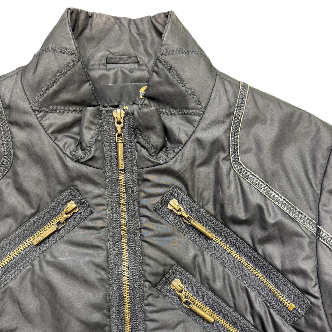 Just Cavalli Just cavalli black jacket with leather details Size US M / EU 48-50 / 2 - 3 Thumbnail