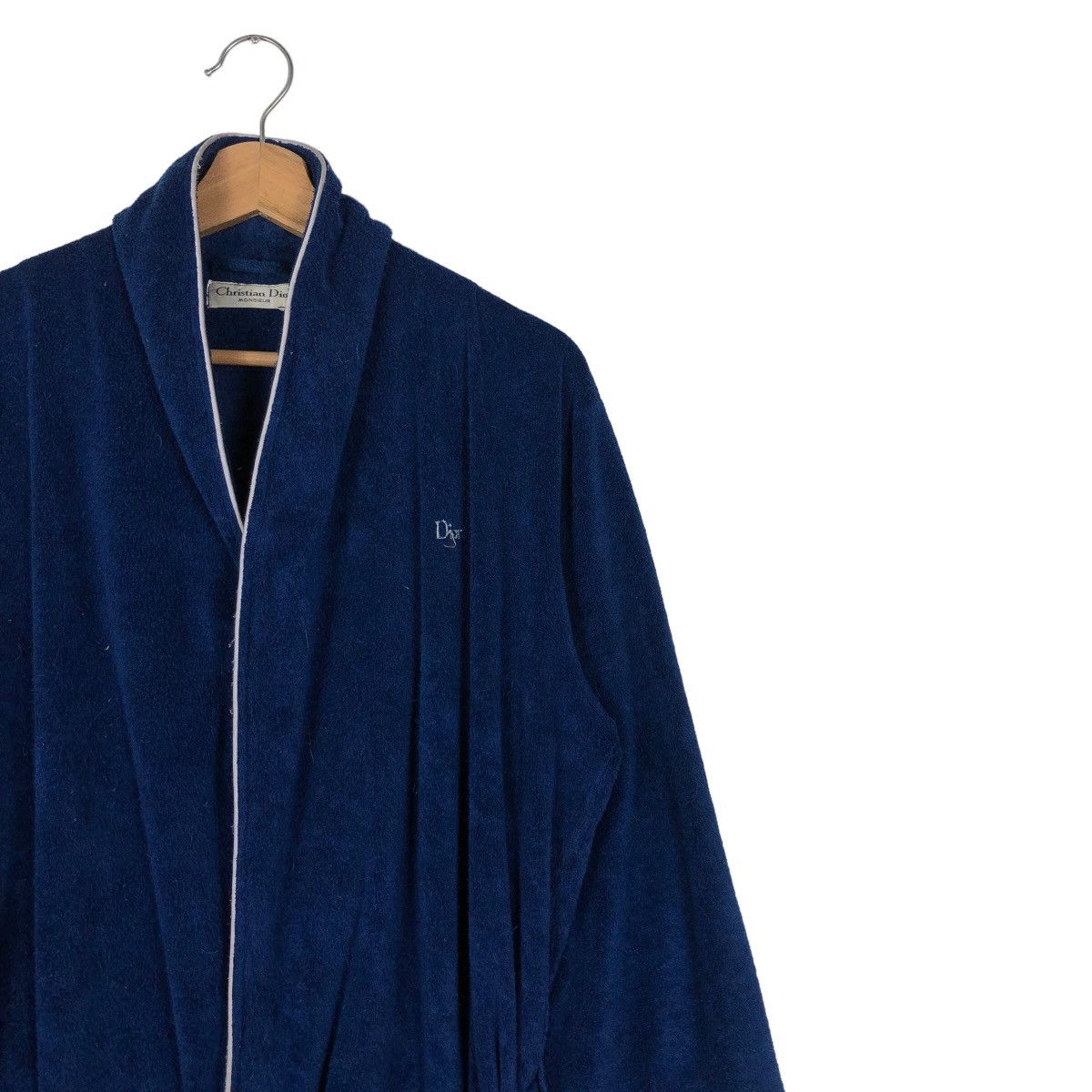 Christian Dior Monsieur 🔥Rich Blue - Wool Long Bath Robe Luxury Wear Size US M / EU 48-50 / 2 - 5 Thumbnail