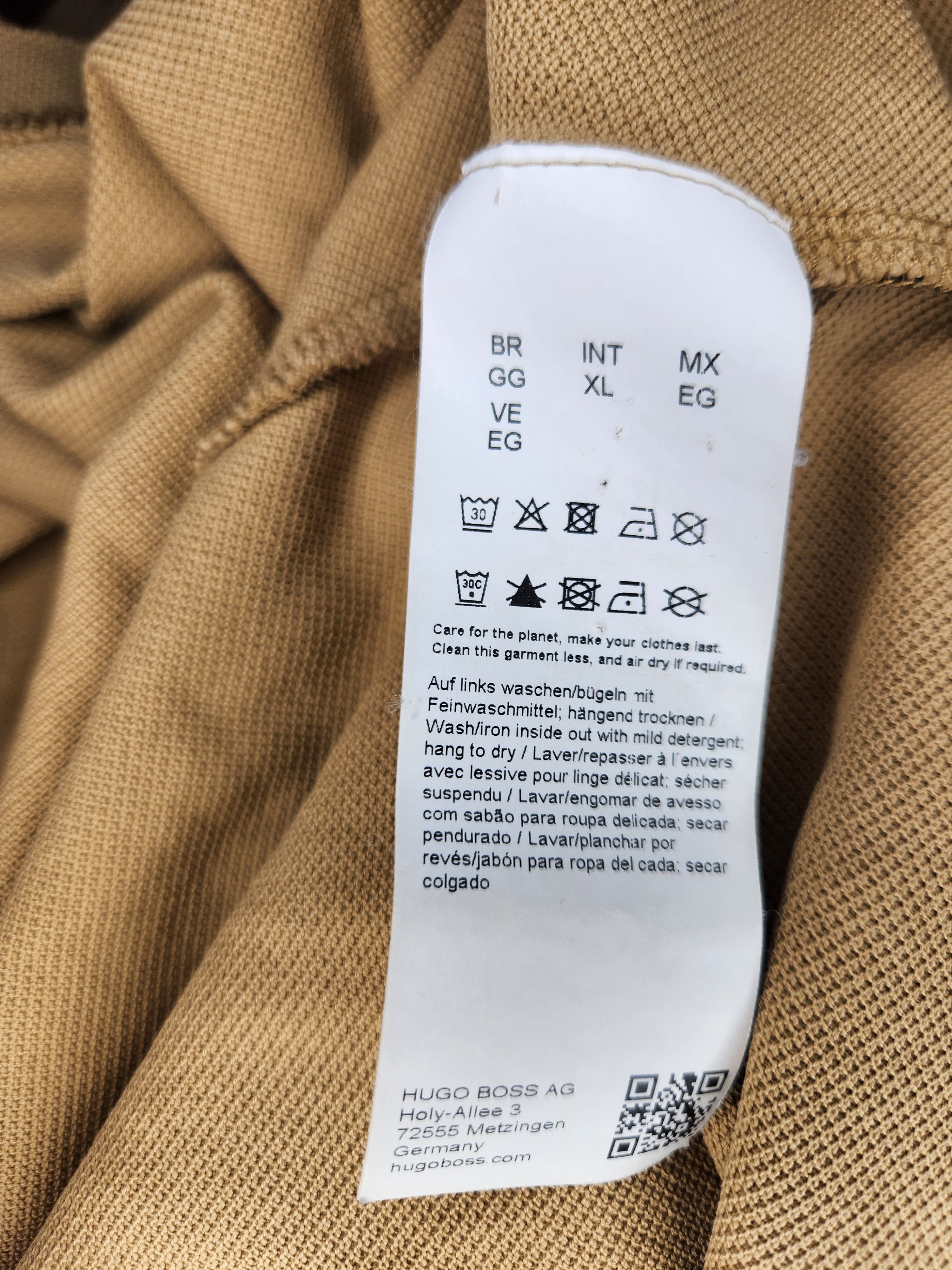 Hugo Boss polo big letters Size US XL / EU 56 / 4 - 12 Thumbnail