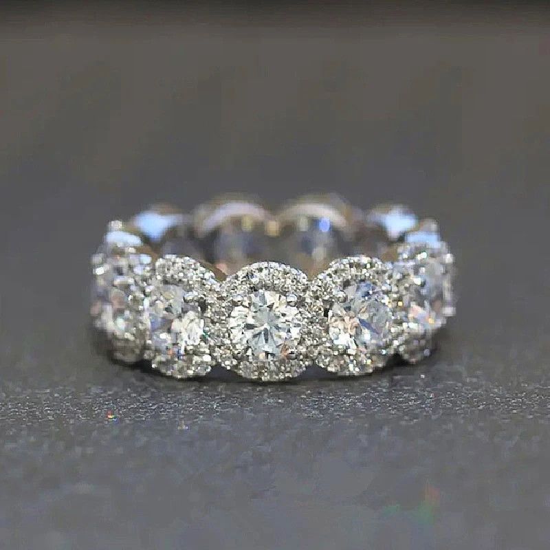Jewelry Sparkling Cubic Zirconia Ring ( Size 6 to 10 ) Size ONE SIZE - 6 Thumbnail
