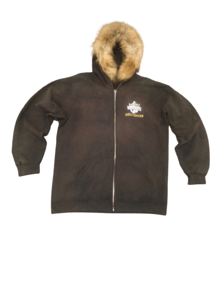 If Six Was Nine × Japanese Brand × Le Grande Bleu (L.G.B.) BARONS GIRL SOCCER FUR ZIP HOODIE FADED Size US L / EU 52-54 / 3 - 1 Thumbnail