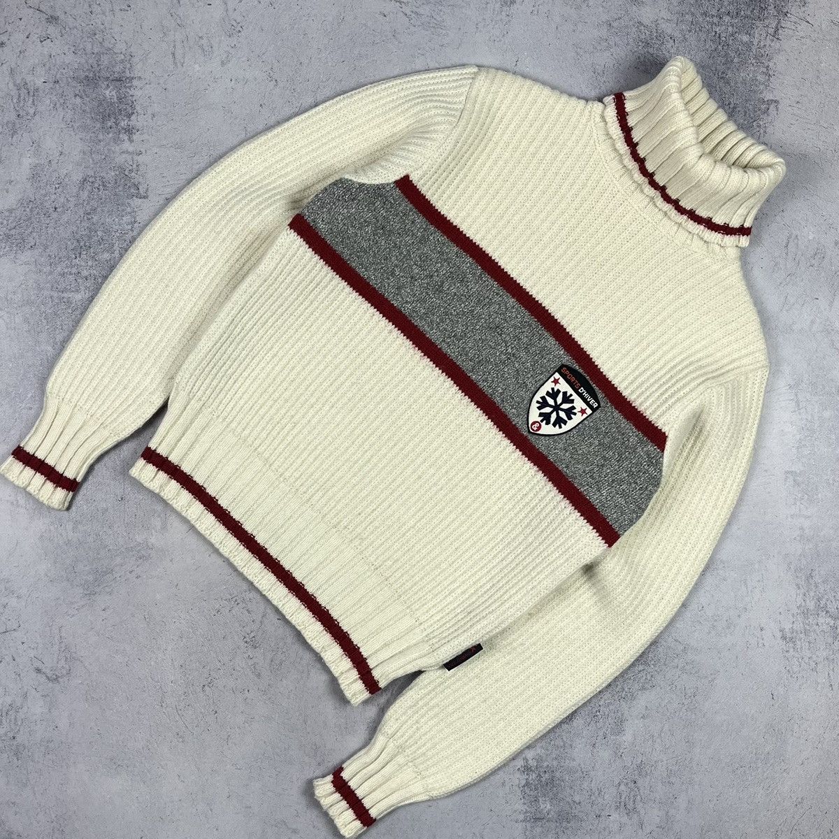 Dolce & Gabbana Vintage Dolce Gabbana y2k cream wool sweater 90’s Size S / US 4 / IT 40 - 1 Thumbnail