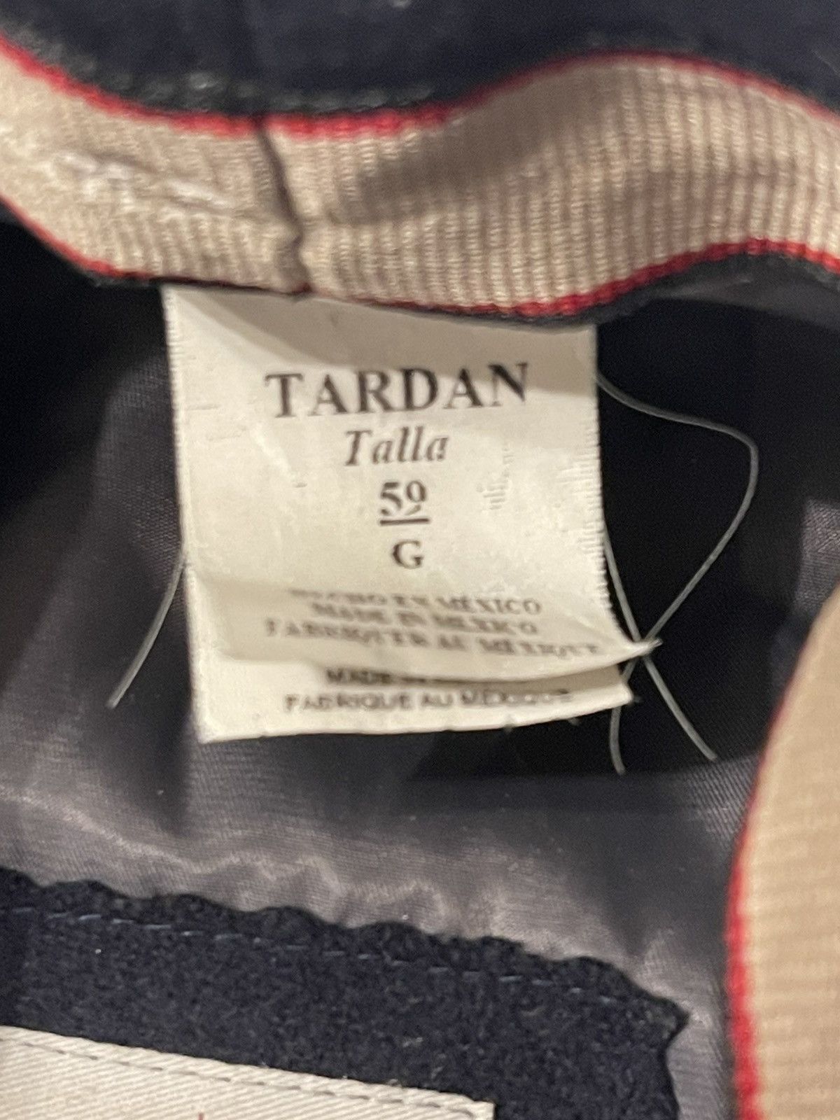 Other Vintage Tardan Navy Blue Newsboy Hat Sz 59 Large Cabbie Cap Size ONE SIZE - 6 Thumbnail