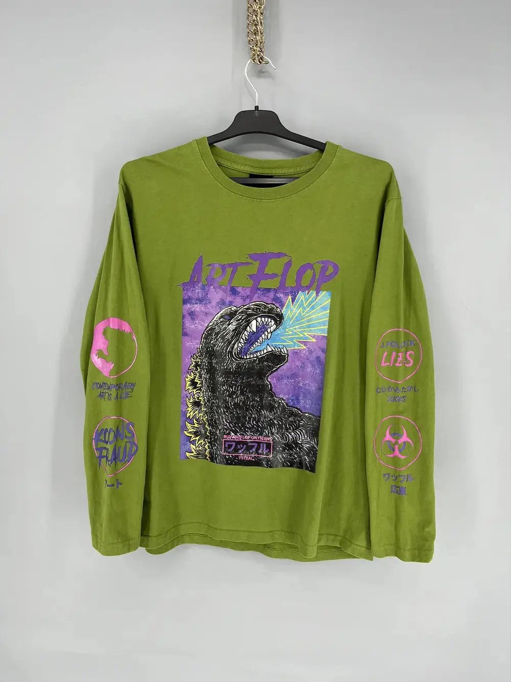 Band Tees HEYBIG Art Flop Koons Fraud J.Pollock Lies Buy Artflop tee Size US XL / EU 56 / 4 - 1 Thumbnail