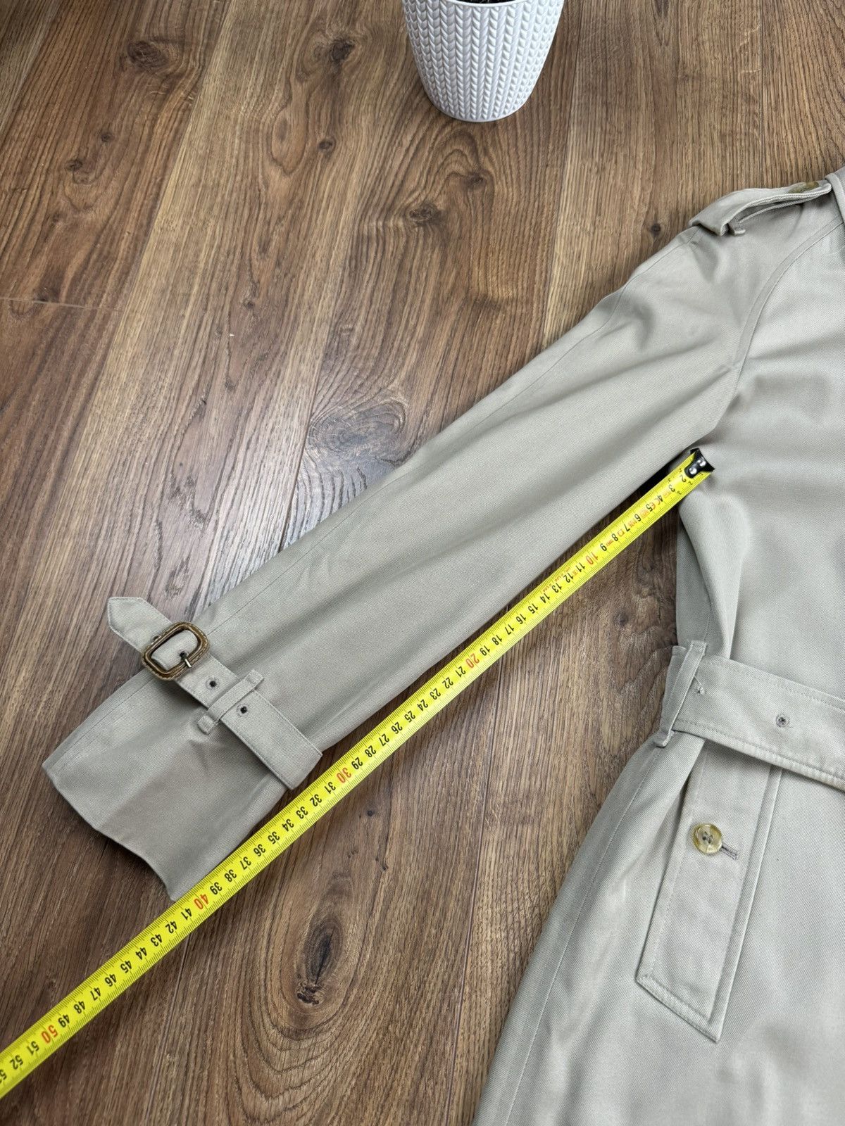 Burberry Vintage trench coat Burberry original luxury streetwear item Size S / US 4 / IT 40 - 9 Thumbnail