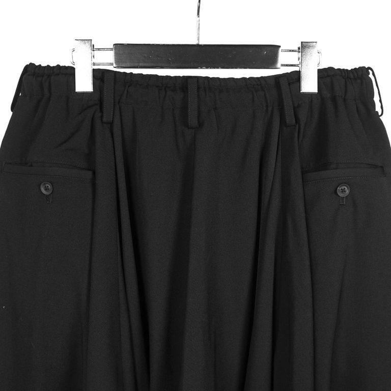 Yohji Yamamoto Yohji Yamamoto Pour Homme SS19 Wool Karasu Crow Pants Size US 34 / EU 50 - 12 Thumbnail