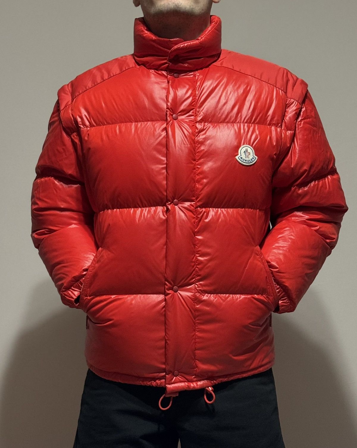 Moncler Rare Moncler Grenoble Red Down Vest Puffer Jacket Size L / US 10 / IT 46 - 23 Thumbnail
