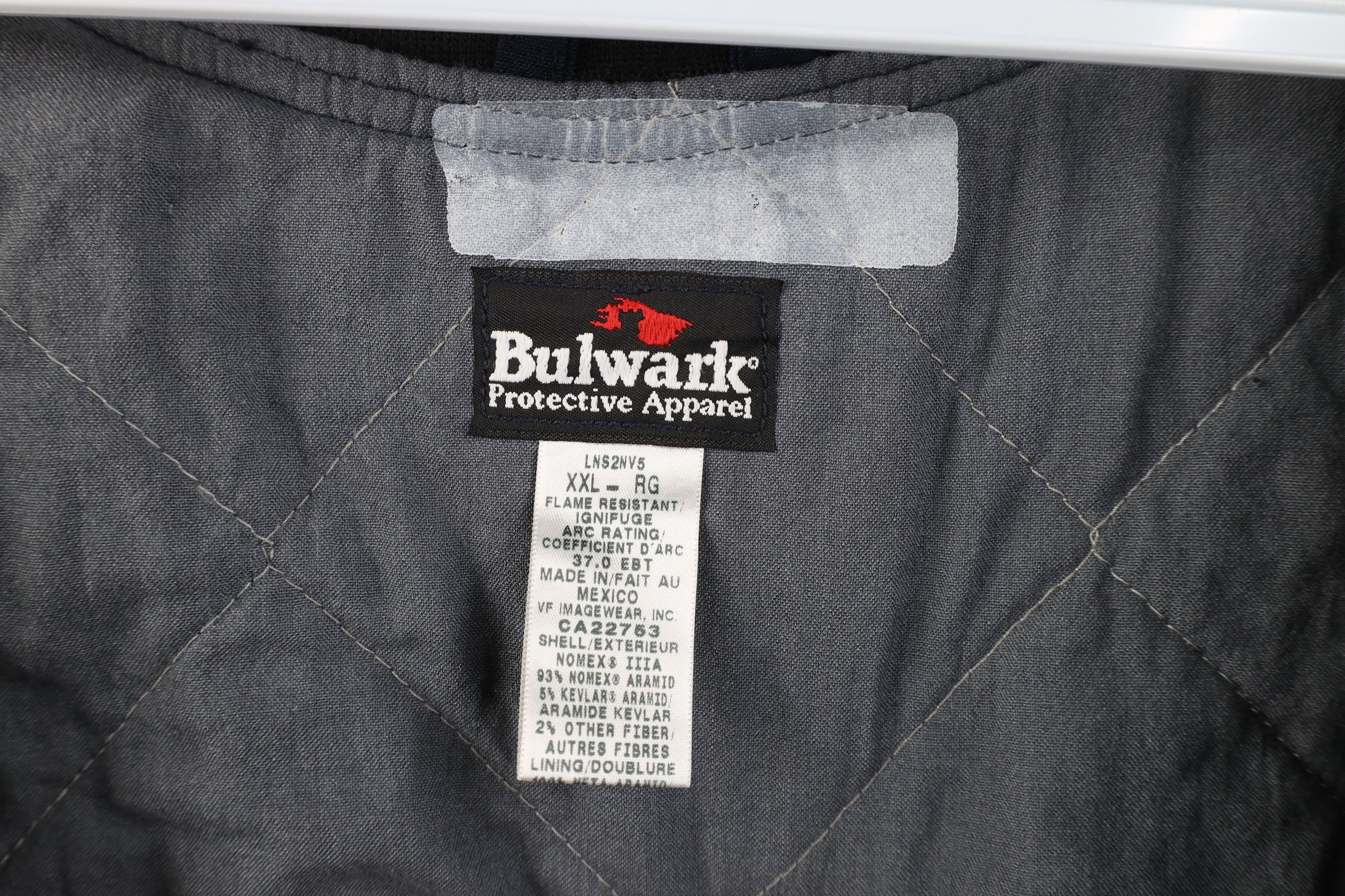 Vintage Bulwark FR Fire Flame Resistant Workwear Vest Jacket Size US XXL / EU 58 / 5 - 11 Thumbnail