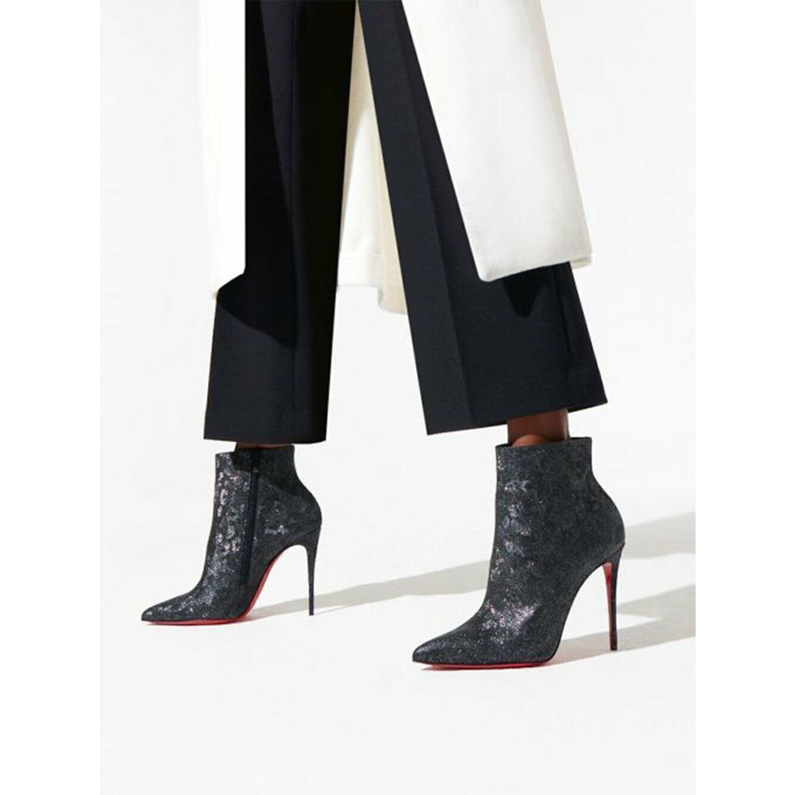 Christian Louboutin Christian Louboutin So Kate Booty 100 Black Kid Flinstar Size US 6.5 / IT 36.5 - 3 Thumbnail