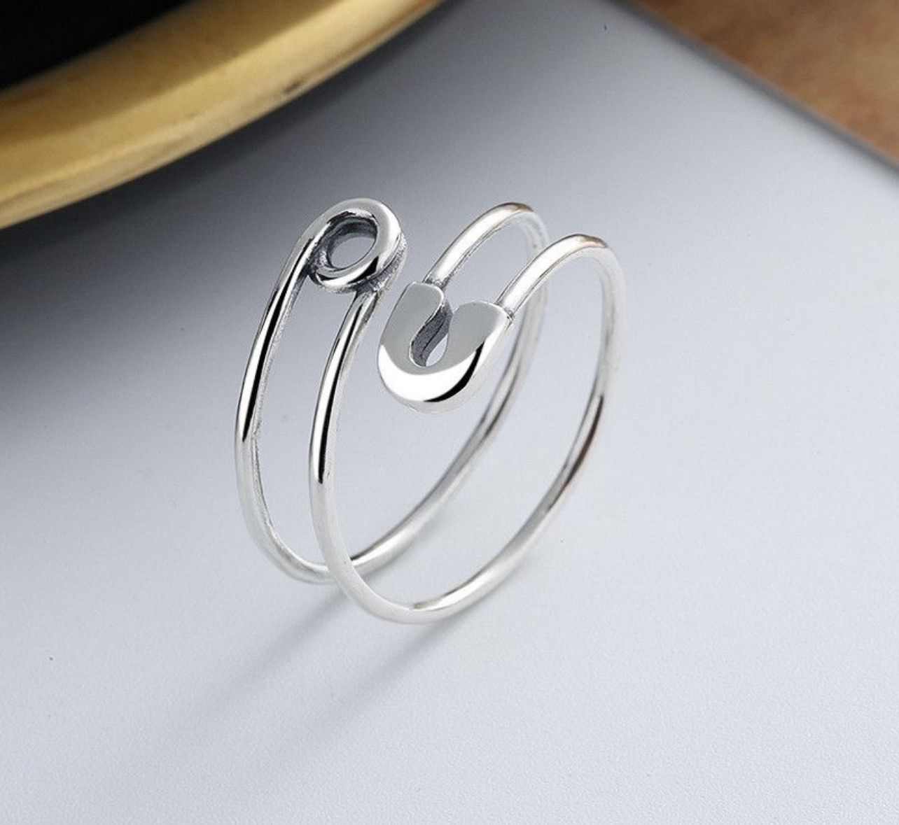 Jewelry paper clip Opening Rings Size ONE SIZE - 1 Thumbnail