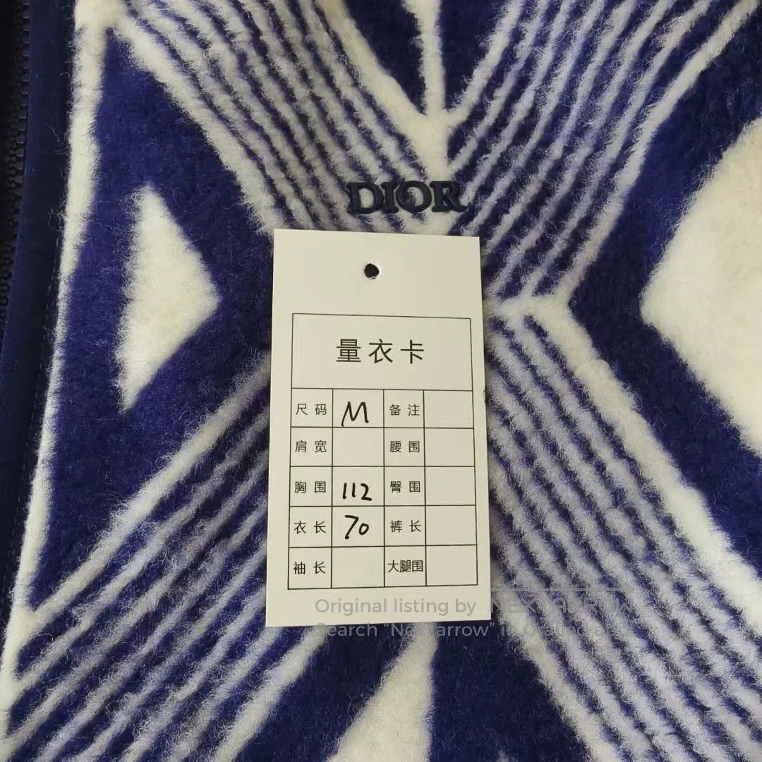 Dior Dior Geometric Print Reversible Zip Vest. Size US M / EU 48-50 / 2 - 9 Thumbnail