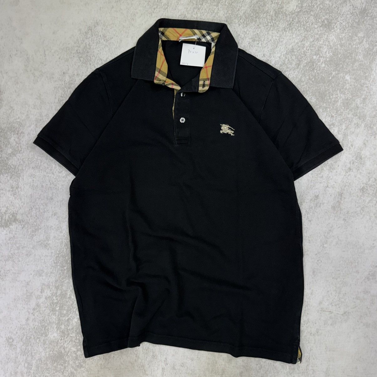 Burberry Burberry london england black poloshirt Size US L / EU 52-54 / 3 - 1 Thumbnail