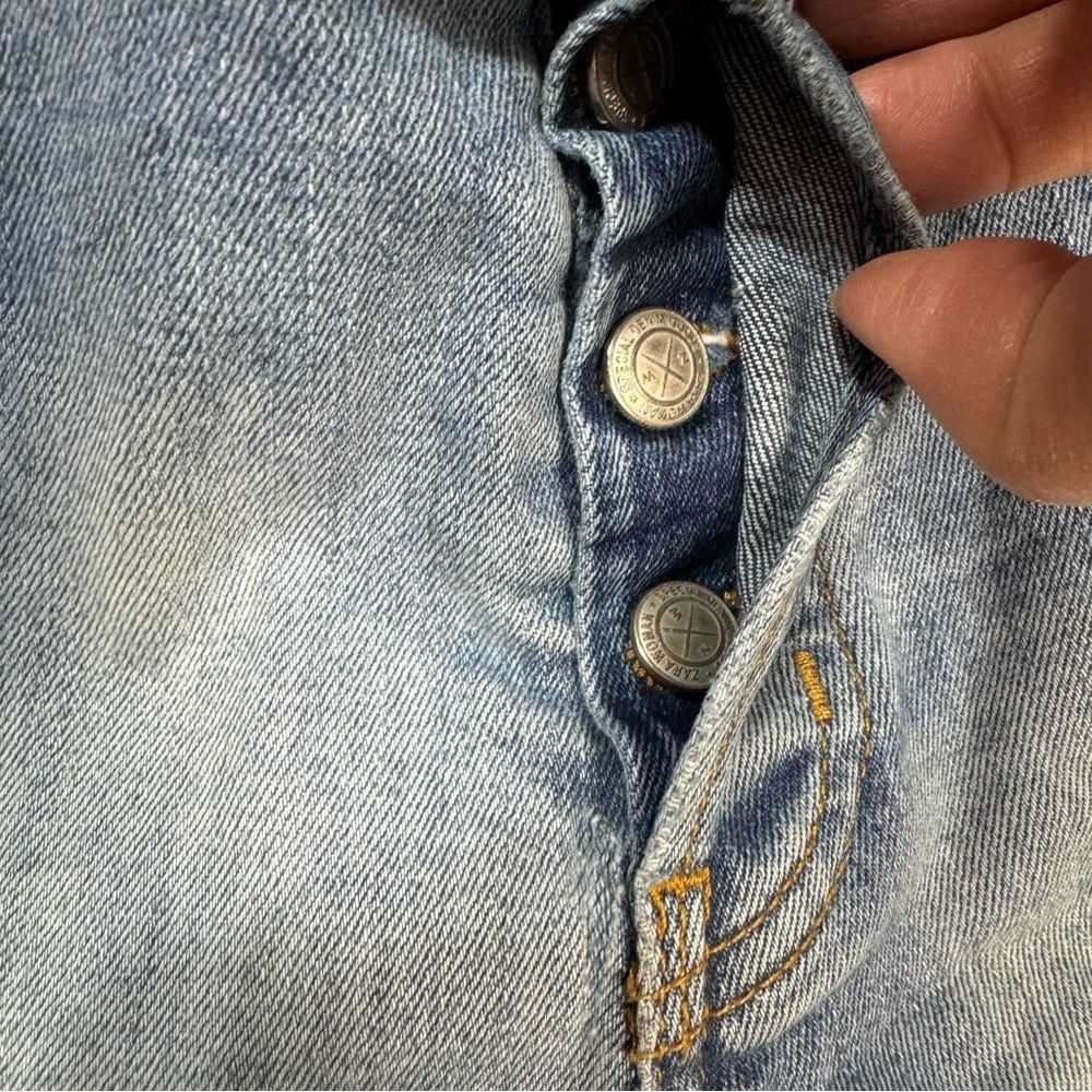 Zara Zara Premium Denim Collection Distressed Patchwork Jeans Si Size 27" / US 4 / IT 40 - 6 Thumbnail