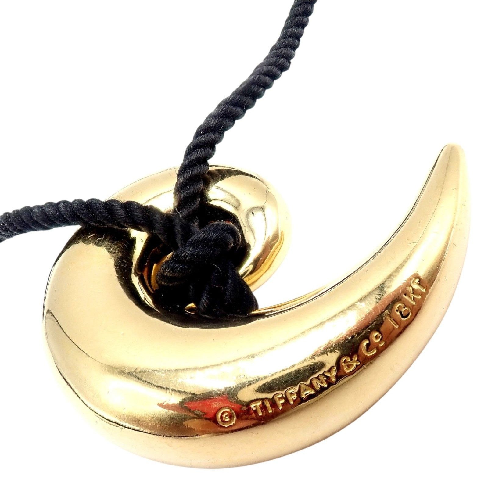 Tiffany & Co. Tiffany & Co 18k Gold Cummings Spiral Nautilus Necklace Size ONE SIZE - 13 Thumbnail