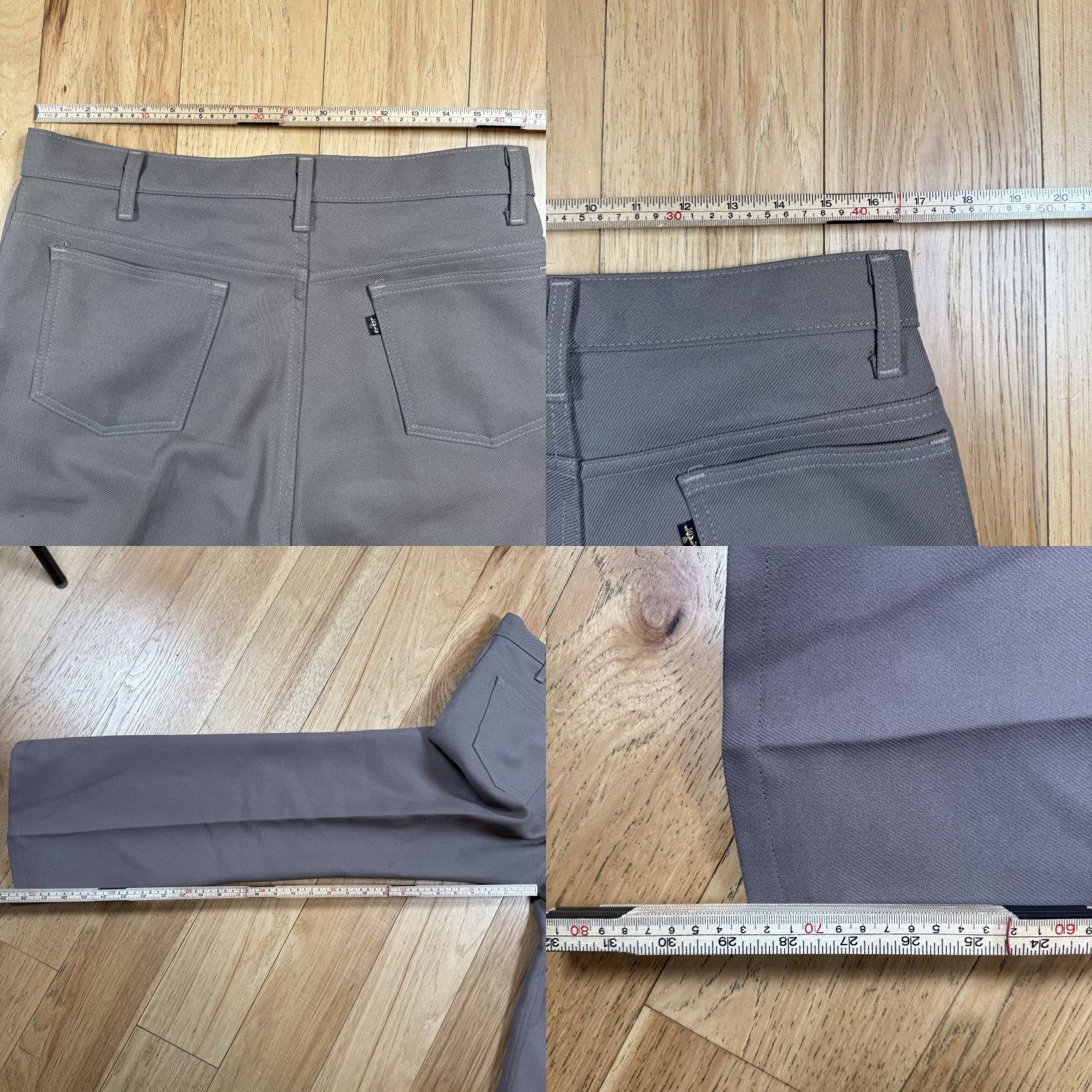 Levi's VINTAGE Levi’s Pants Chino 34/29 USA Made Black Tab Polyester Zip Gray Mens 34 Regular Inseam 29 USA Size US 34 / EU 50 - 8 Thumbnail