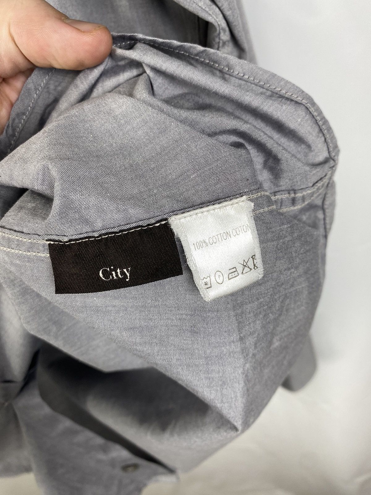 Ermenegildo Zegna Ermenegildo Zegna City Shirt Button Up Size 40-15 3/4 Size US L / EU 52-54 / 3 - 9 Thumbnail