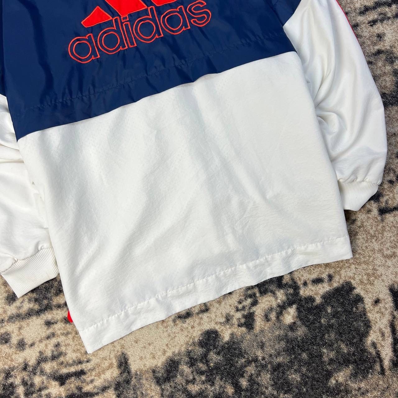 Adidas Adidas Big Logo Vintage Y2K Zip Up Light Jacket Size US XL / EU 56 / 4 - 4 Thumbnail