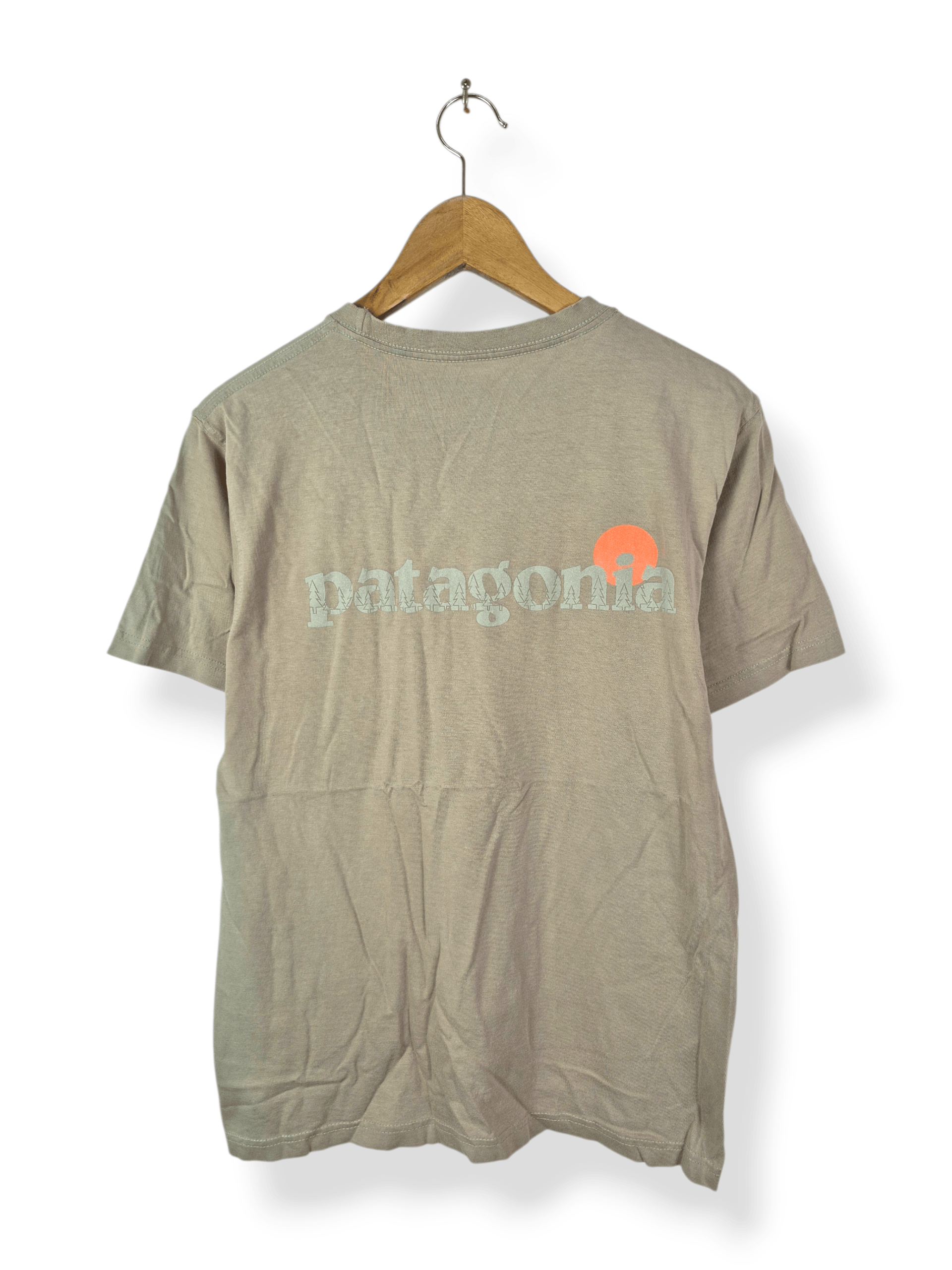 Patagonia 🔥 Patagonia Big Logo Backhit Tee Size US S / EU 44-46 / 1 - 1 Thumbnail