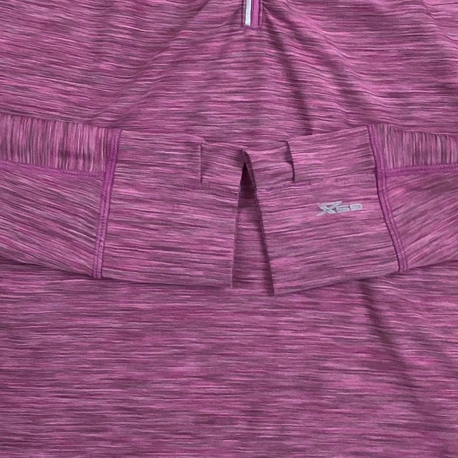 Vintage Gander Mountain GSX Women's Pink Hooded 1/4 Zip Athletic Top Small Size S / US 4 / IT 40 - 7 Thumbnail