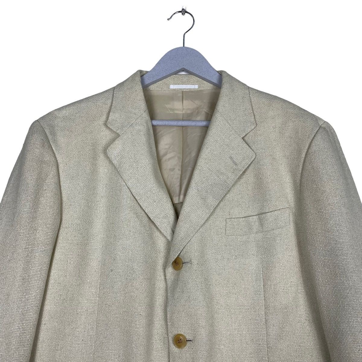 Lancel × Vintage 💥LANCEL VINTAGE LINEN JACKET Size US M / EU 48-50 / 2 - 2 Thumbnail