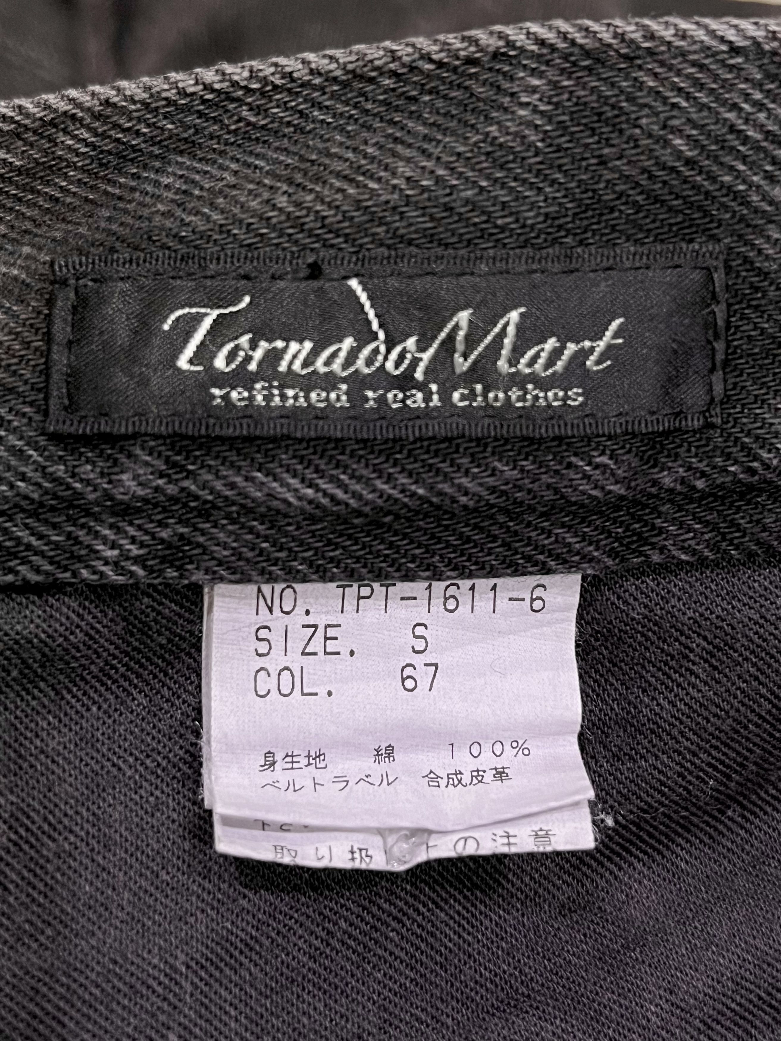 Tornado Mart Vintage Tornado Mart Clawmark tiger Flare Denim 27" Size US 27 - 7 Thumbnail