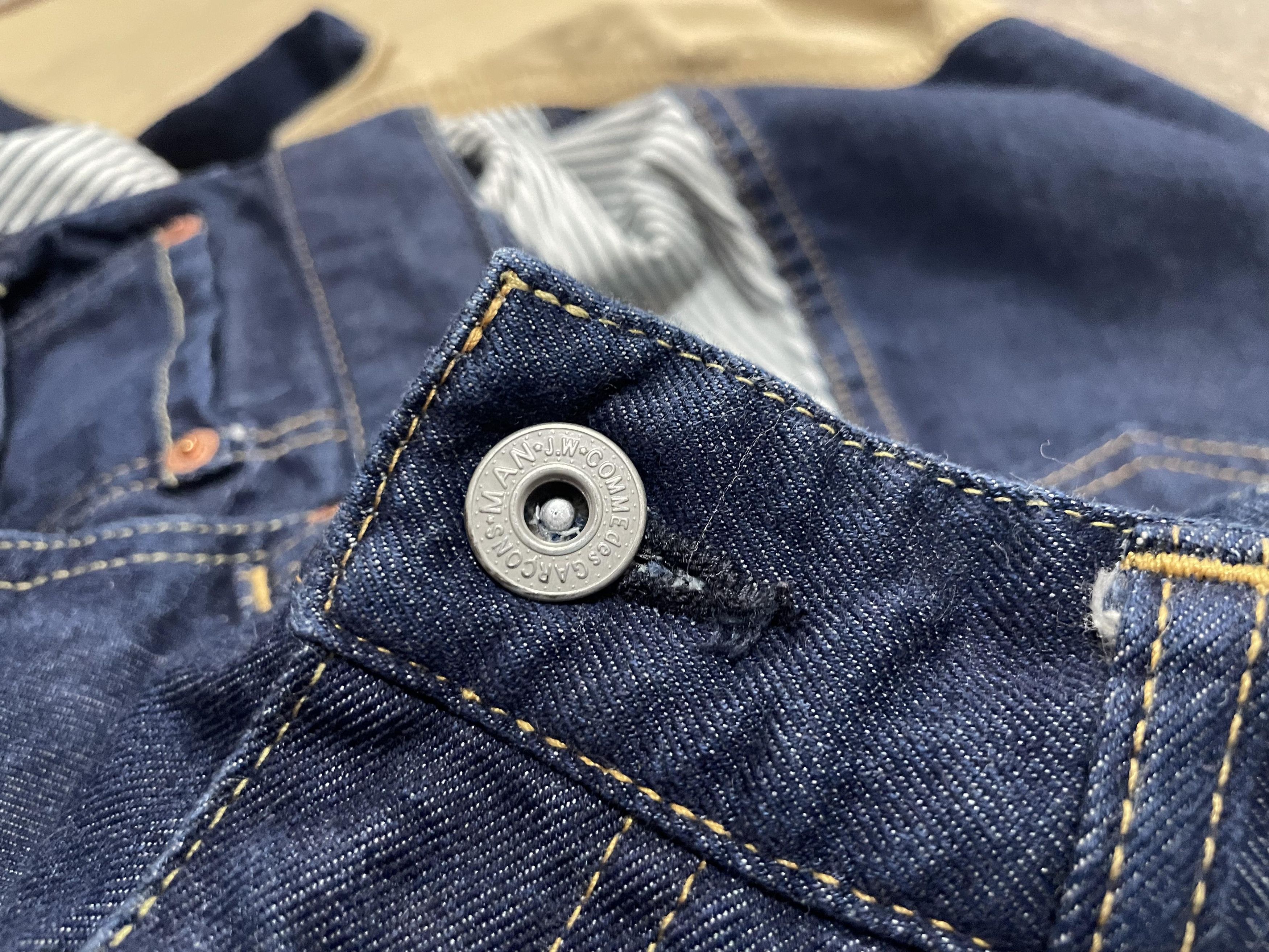 Comme des Garcons × Japanese Brand × Junya Watanabe Junya Watanabe CDG - denim hickory pants - Hybrid AD2018 Size US 34 / EU 50 - 7 Thumbnail