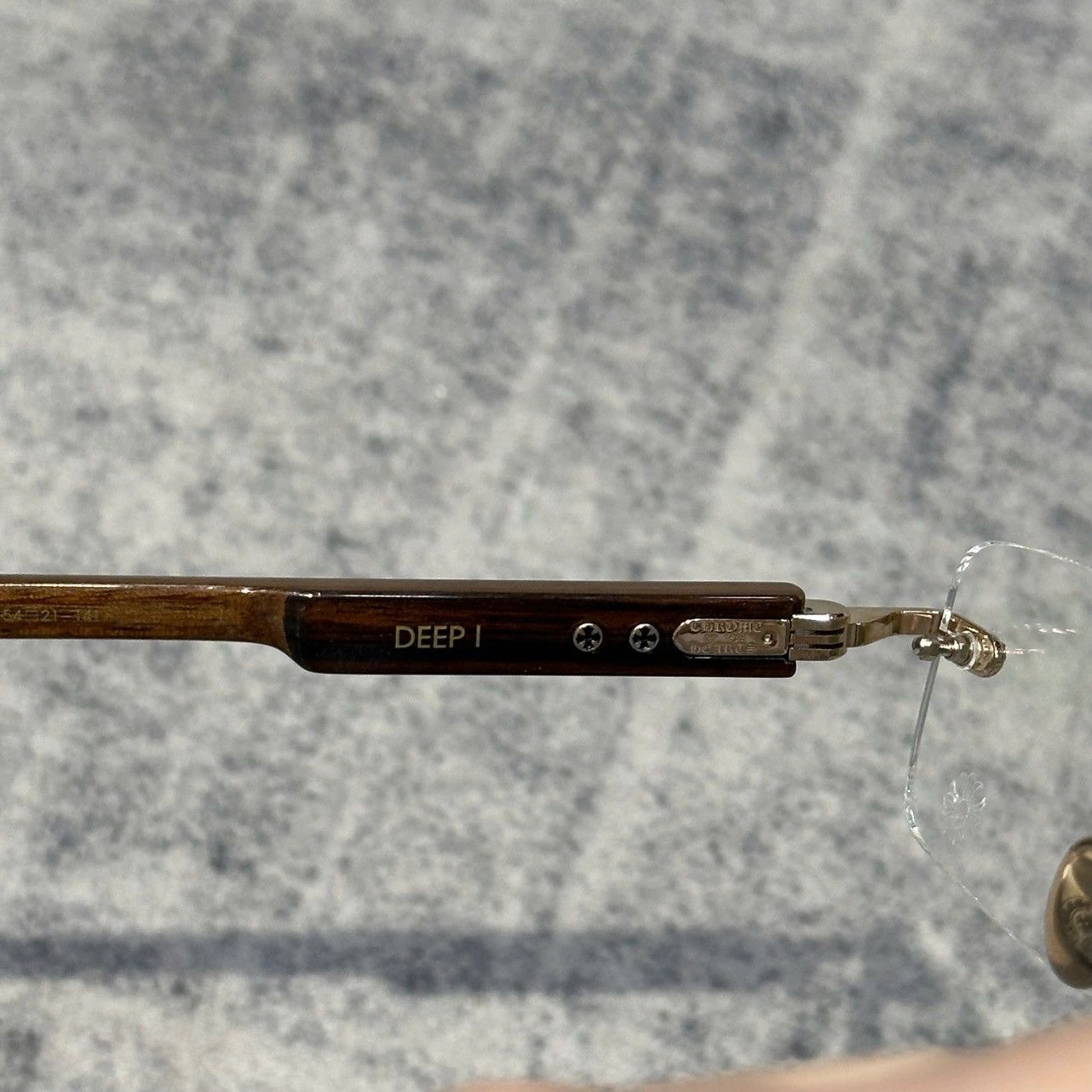 Chrome Hearts CHROME HEARTS DEEP I - Gold Plated Ebony Wood Size ONE SIZE - 8 Thumbnail