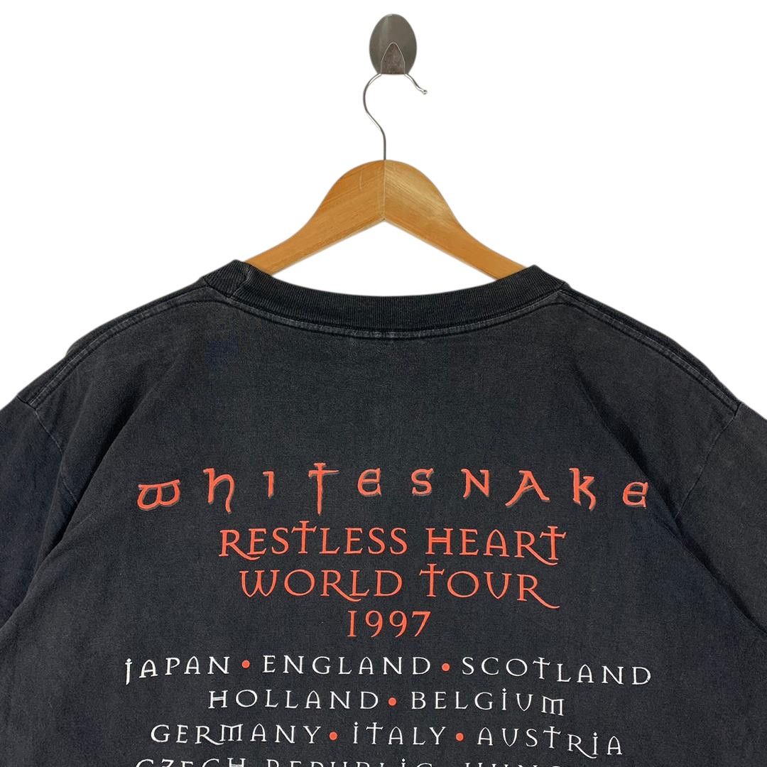 Other Vintage 1997 Whitesnake Restless Heart World Tour Tee Size US L / EU 52-54 / 3 - 10 Thumbnail